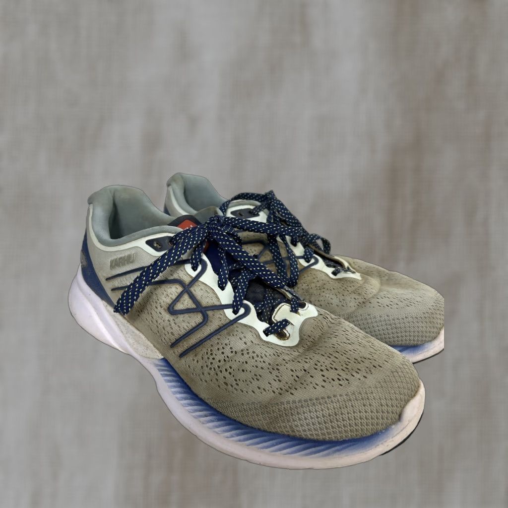 Karhu Karhu Fusion 3.5 Mens 12 Gray White Blue Fusion Ortix Hivo Size US 5 / EU 37 - 1 Thumbnail