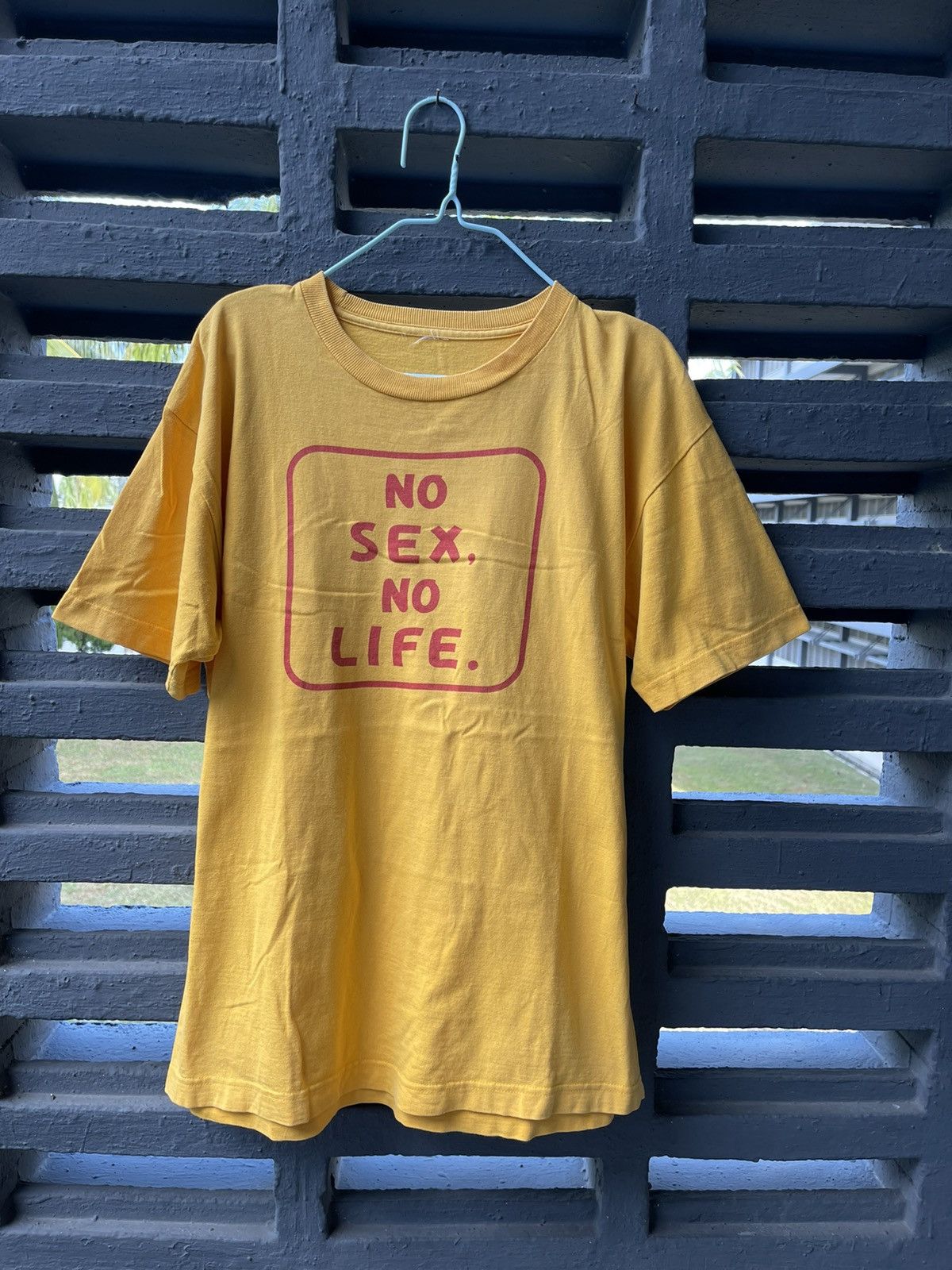 Wording t shirt No Sex No Life