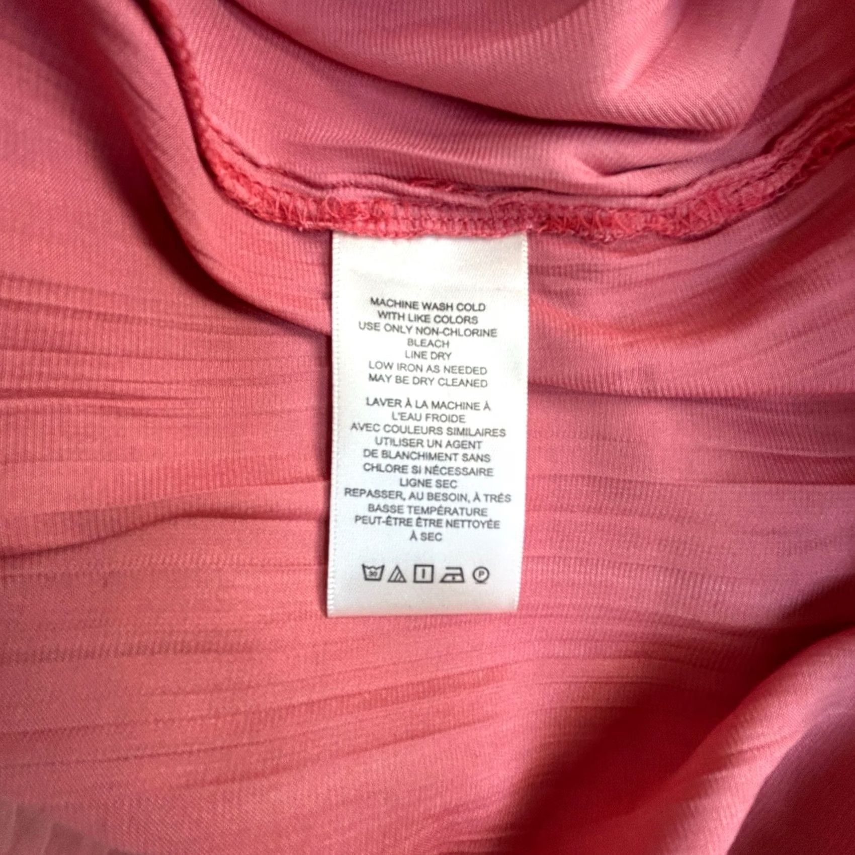 Anthropologie Anthropologie Coral Tie-Front Button-Up Blouse Long Sleeve M Womens Medium NWOT Size M / US 6-8 / IT 42-44 - 4 Thumbnail