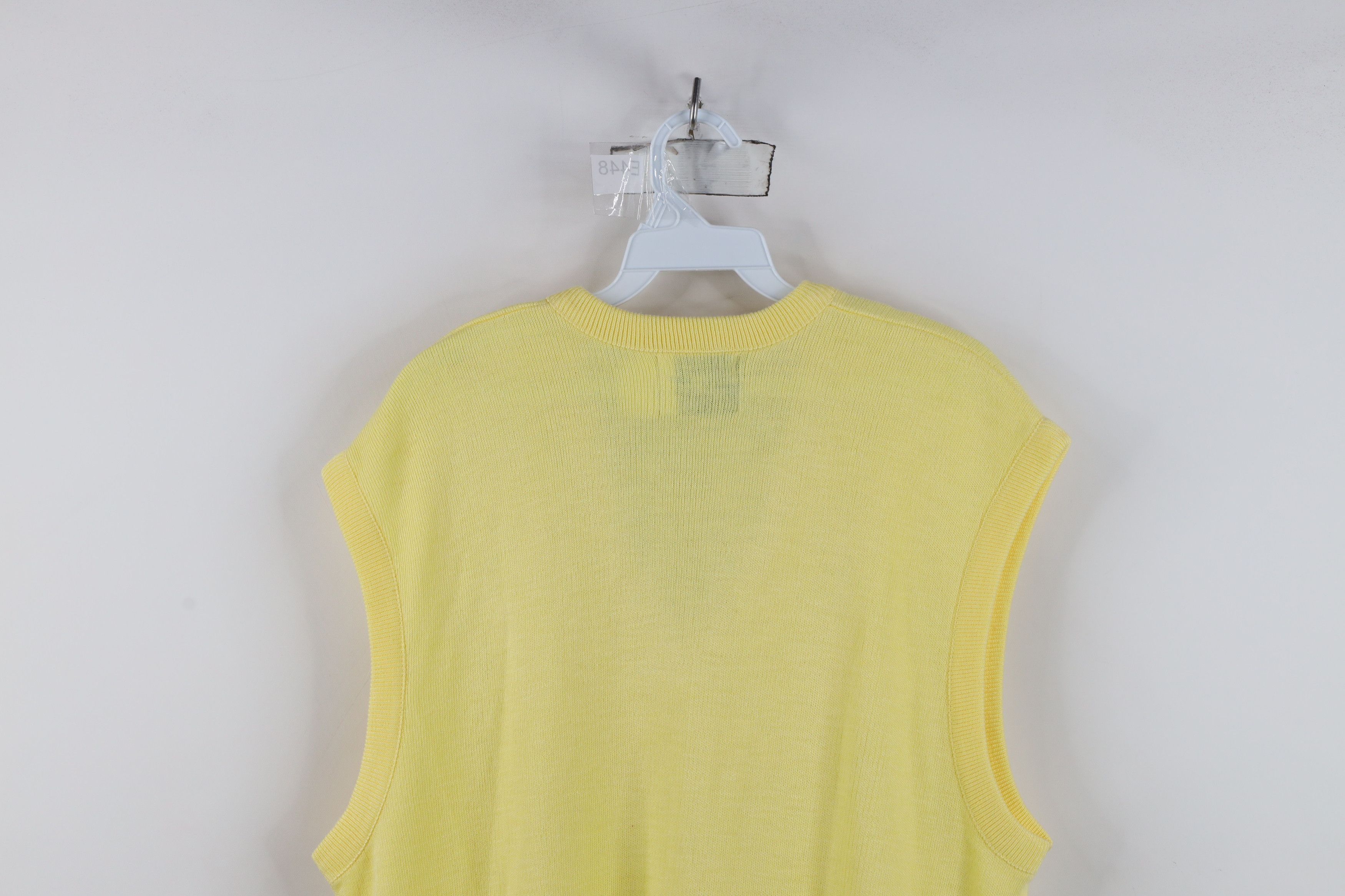 Vintage Vintage 70s Streetwear Blank Soft Knit Sweater Vest USA Size US XL / EU 56 / 4 - 12 Thumbnail