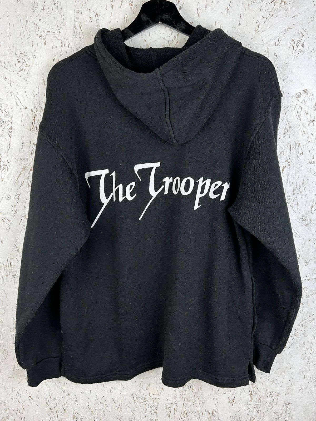 Band Tees Vintage Iron Maiden The Trooper Band Hoodie In Black Size US M / EU 48-50 / 2 - 4 Thumbnail
