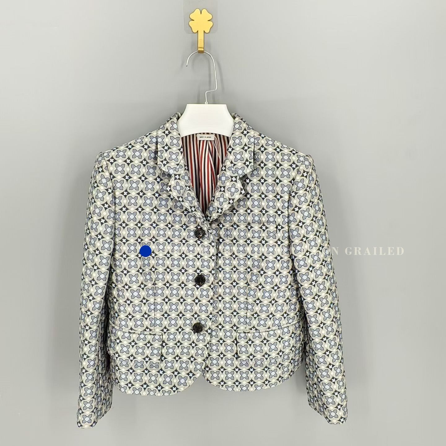 Thom Browne Thom Browne Floral Print Short Blazer Size S / US 4 / IT 40 - 1 Thumbnail