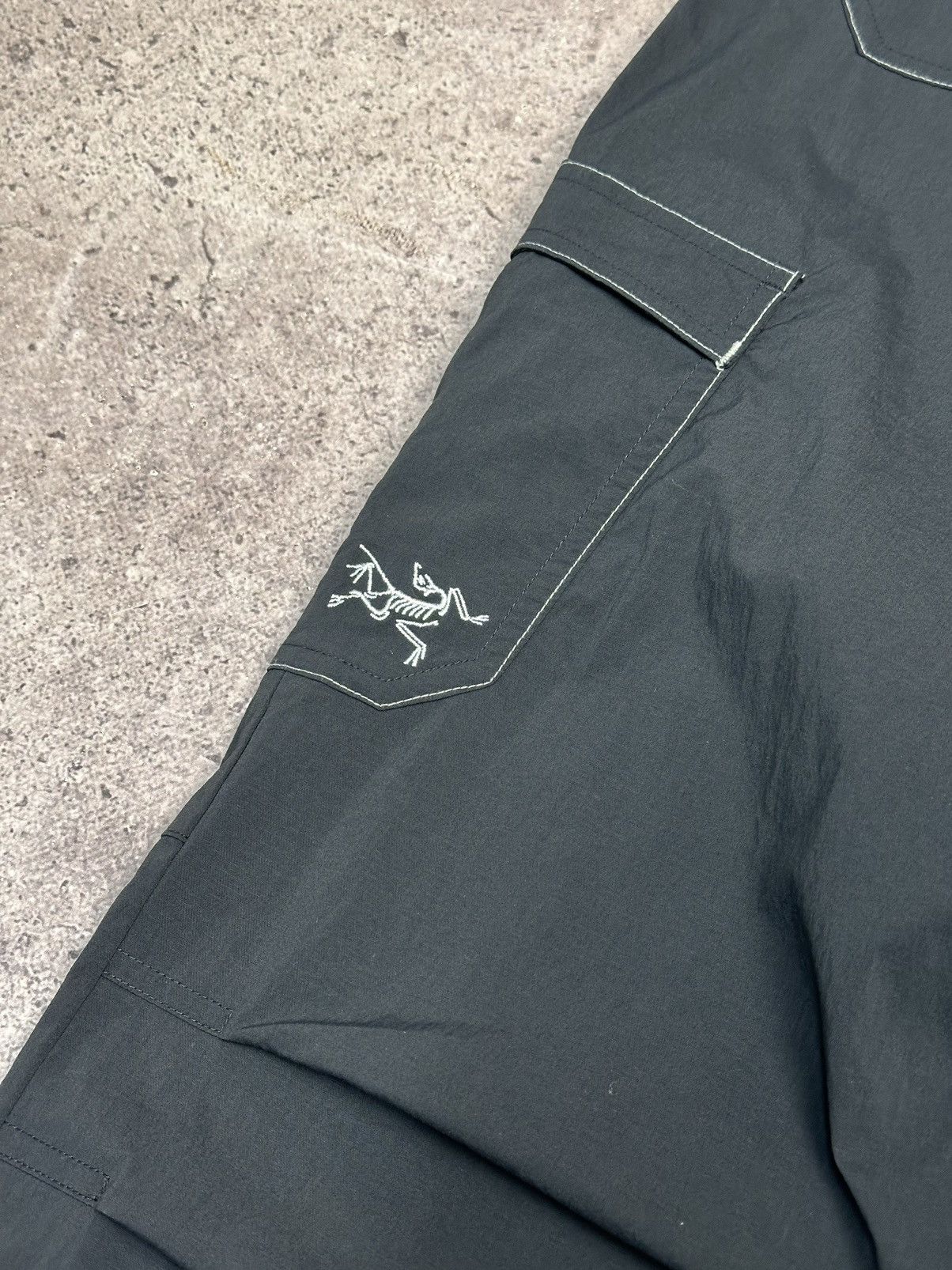Arc\'teryx tech shell pants cargo outdoor hiking style