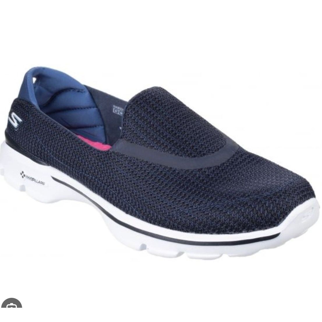 SKECHERS Skechers GOwalk 3 Navy Blue Slip-On Walking Shoes 10 Size US 10 / IT 40 - 1 Thumbnail