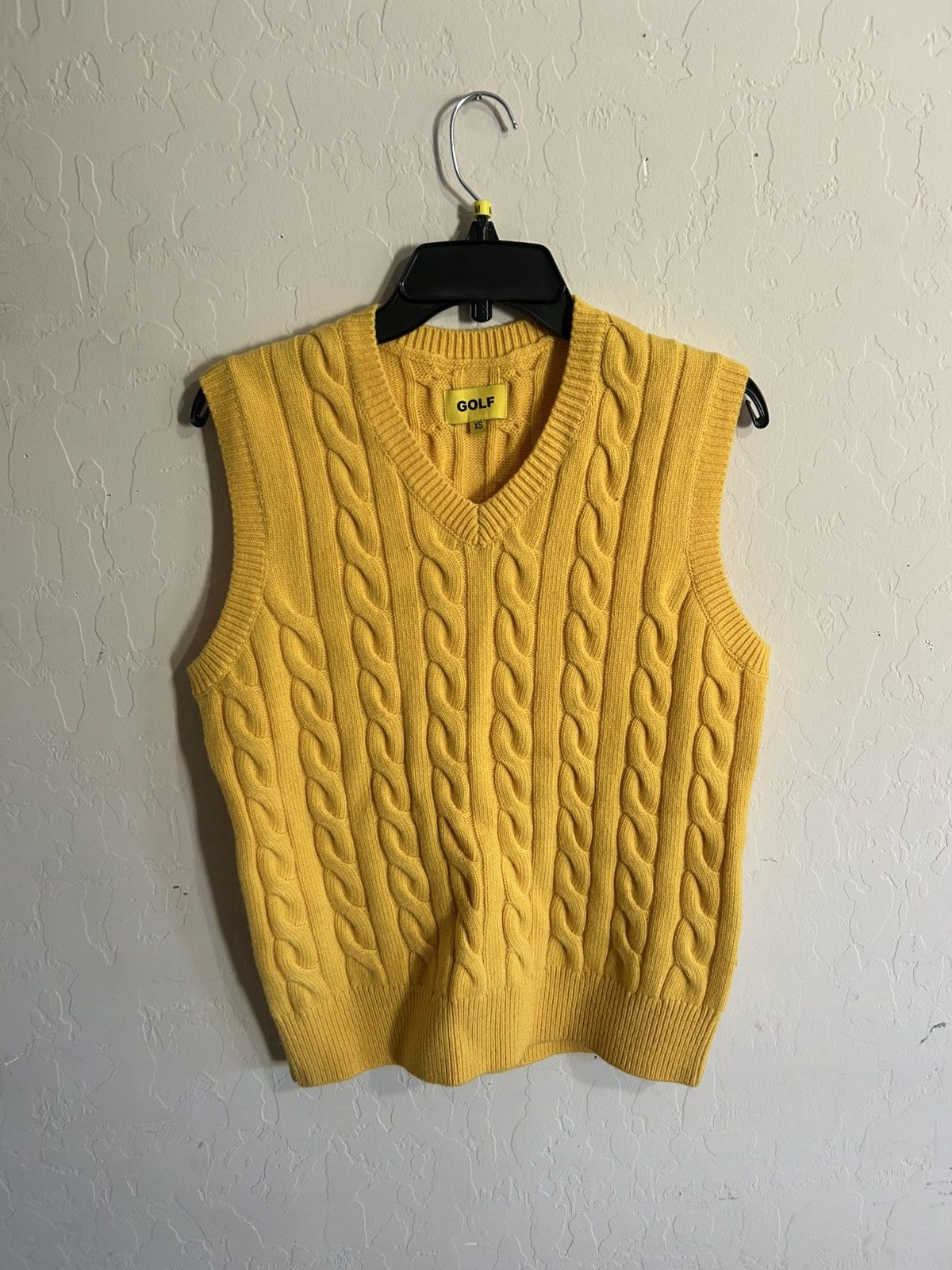 Golf Wang Golf Wang Yellow Knit Sweater Men’s XS Size US XS / EU 42 / 0 - 1 Thumbnail
