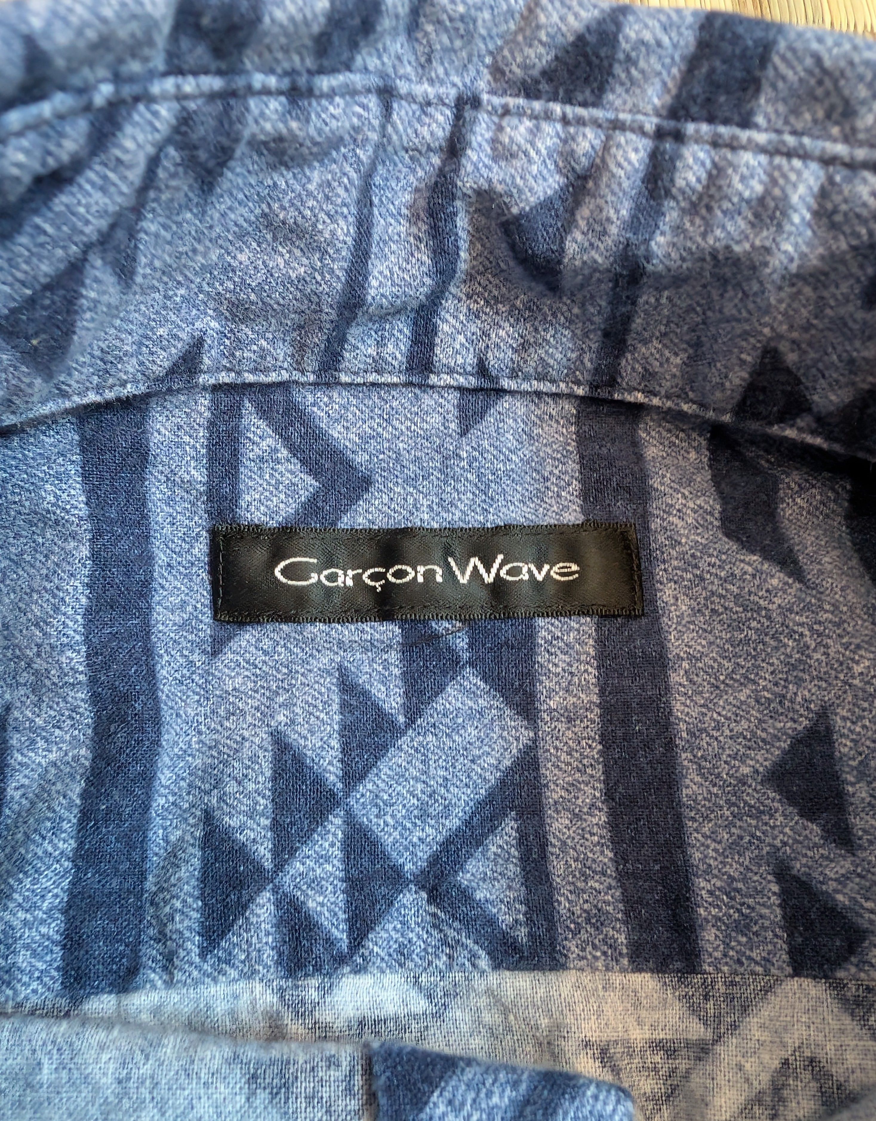 Other RARE Garcon Wave Tribal Pattern Cotton Shirt Made in Japan Size US S / EU 44-46 / 1 - 3 Thumbnail