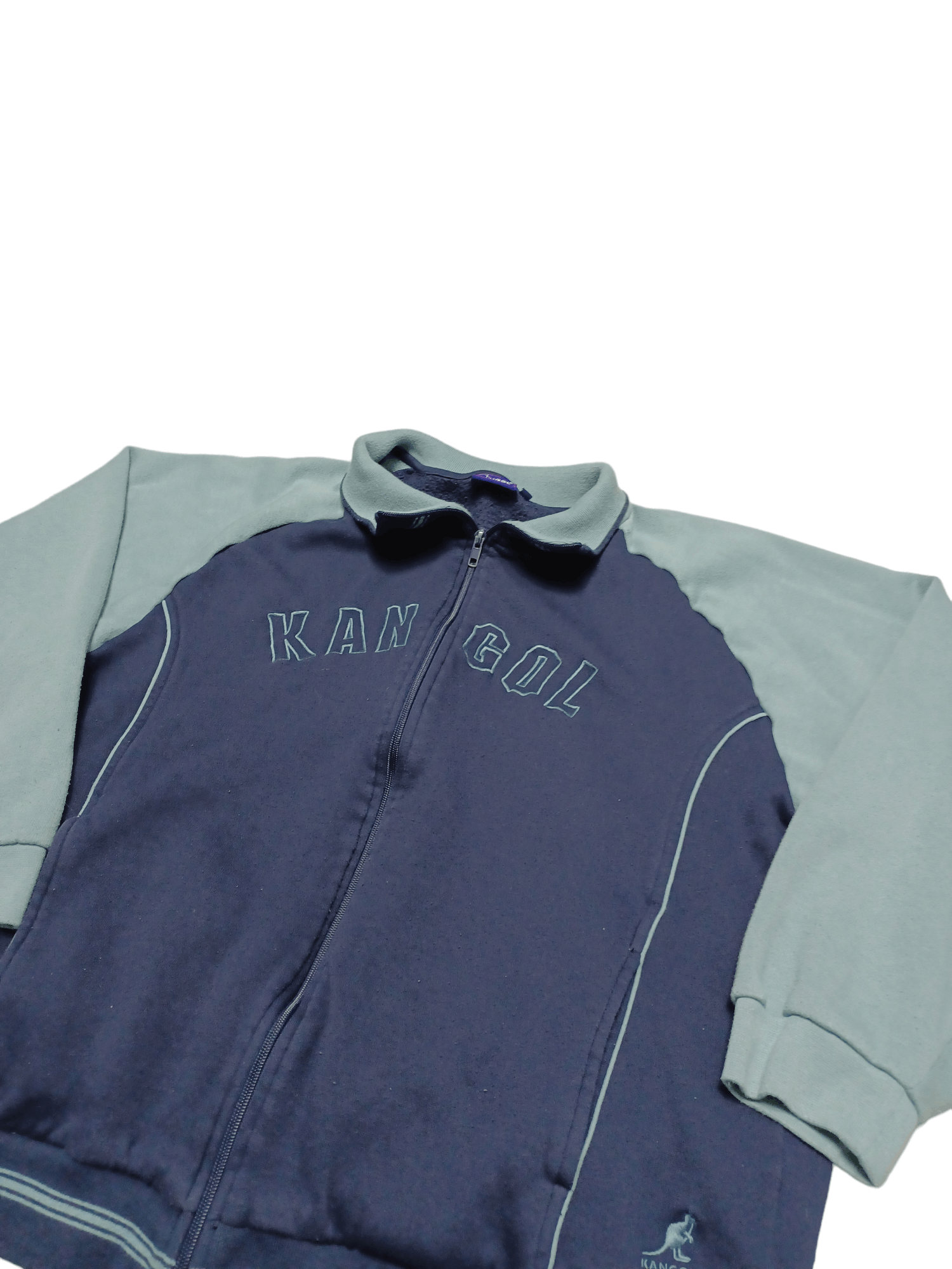 Kangol VINTAGE 90S KANGOL BIGLOGO COTTON BOMBER JACKET Size US M / EU 48-50 / 2 - 2 Thumbnail