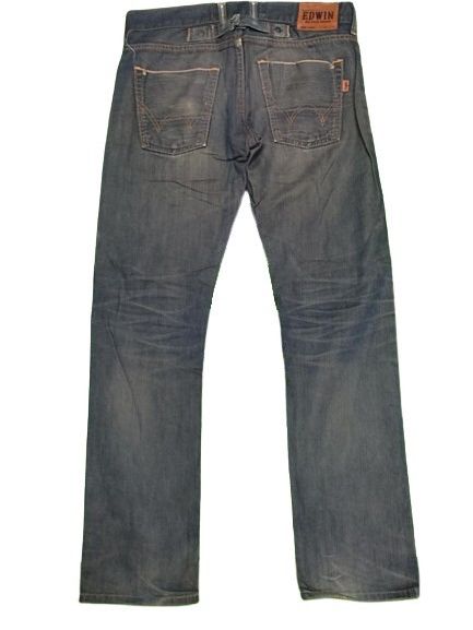 Edwin × Japanese Brand × Vintage VINTAGE EDWIN 505 SELVEDGE DENIM RARE Size US 33 - 3 Thumbnail