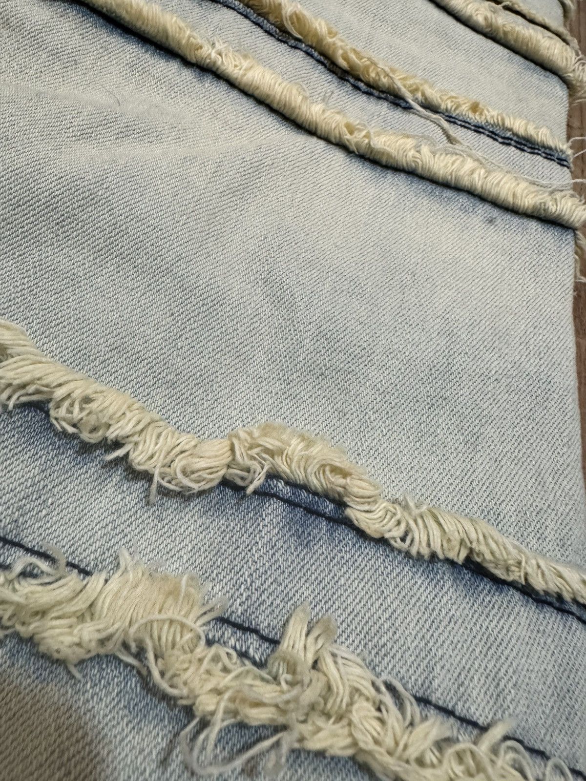Other Stacked Ripped Blue Jeans Size US 30 / EU 46 - 4 Thumbnail