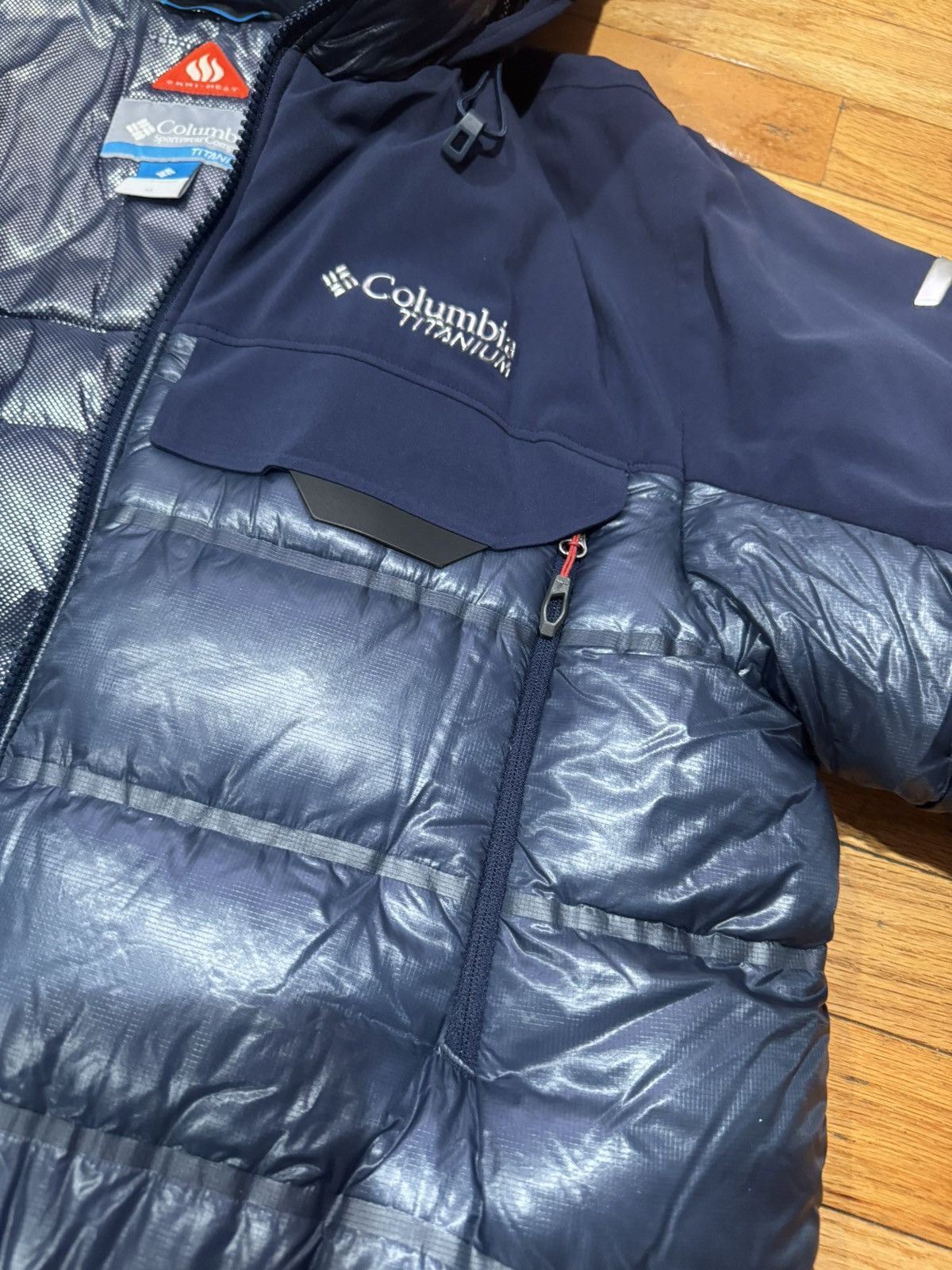 Columbia Navy Blue Columbia Titanium Puffer Jacket Size M Size US M / EU 48-50 / 2 - 9 Thumbnail