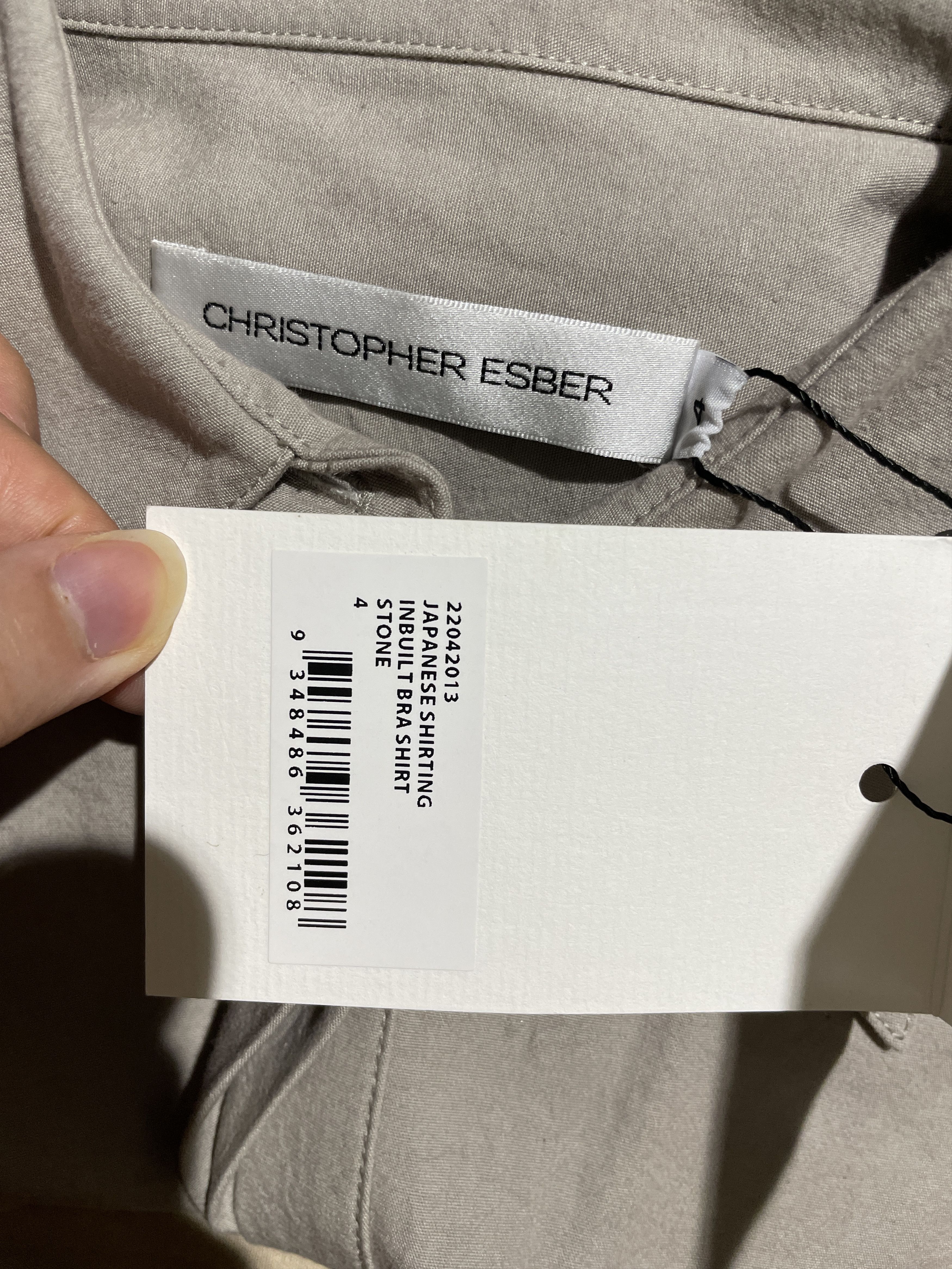 Christopher Esber Inbuilt Bra Shirt Size XS / US 0-2 / IT 36-38 - 7 Thumbnail