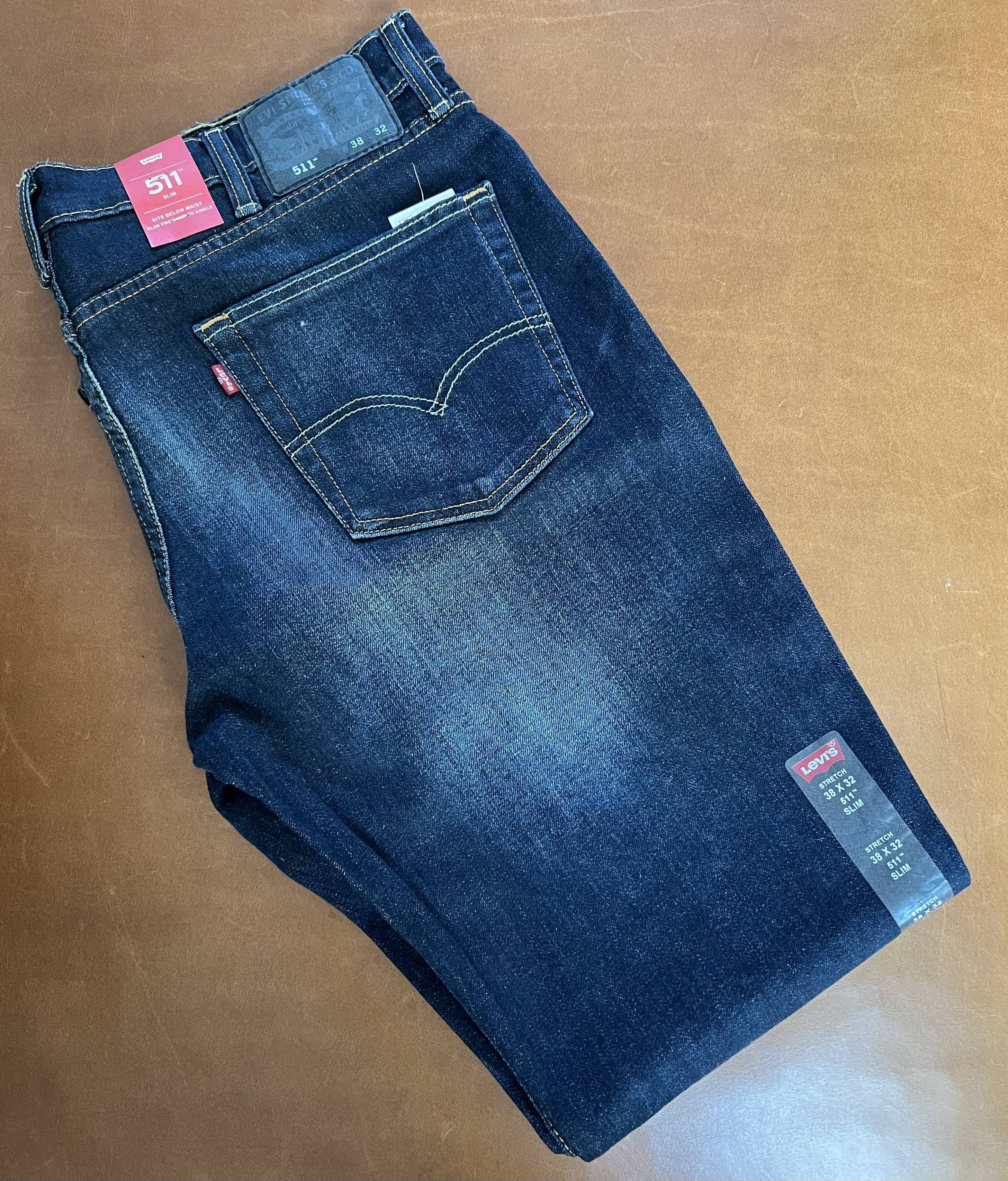 Levi's Levi's 511 Slim Dark Wash Jeans NWT 38x32 Size US 38 / EU 54 - 2 Thumbnail