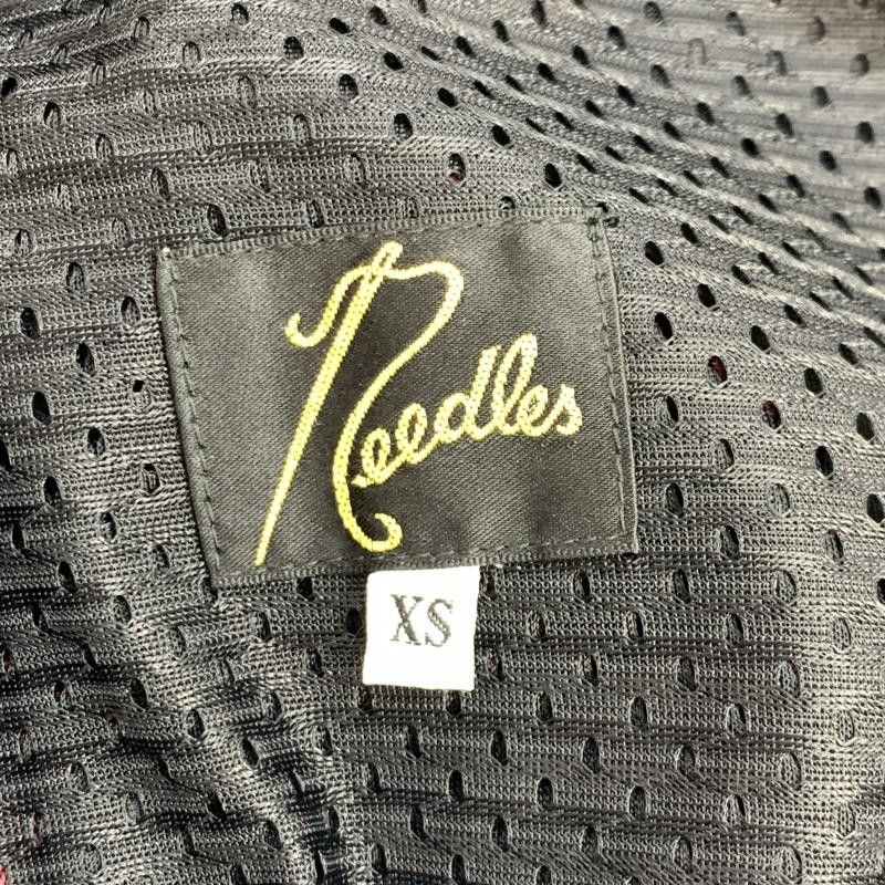 Needles Sweat Pants Zip Pocket Tape Logo Side Red Size US 27 - 3 Thumbnail