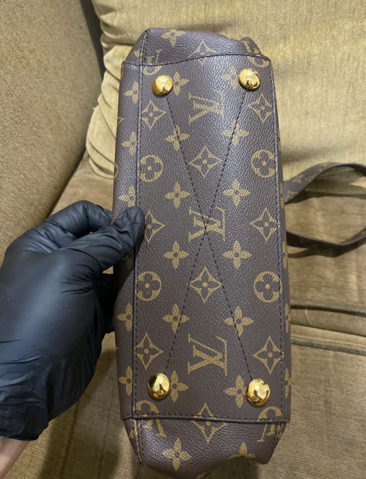 Louis Vuitton Montaigne MM Monogram Canvas Handle Bag Brown Size ONE SIZE - 10 Thumbnail