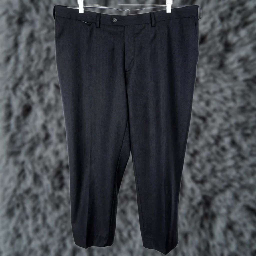 Suitsupply Suitsupply Trousers Men UK 44 / W40 Wool Pinstriped Classic Navy Blue Trousers Mens Size 44 W40 Wool Pinstriped Navy Blue Size US 44 / EU 60 - 1 Thumbnail