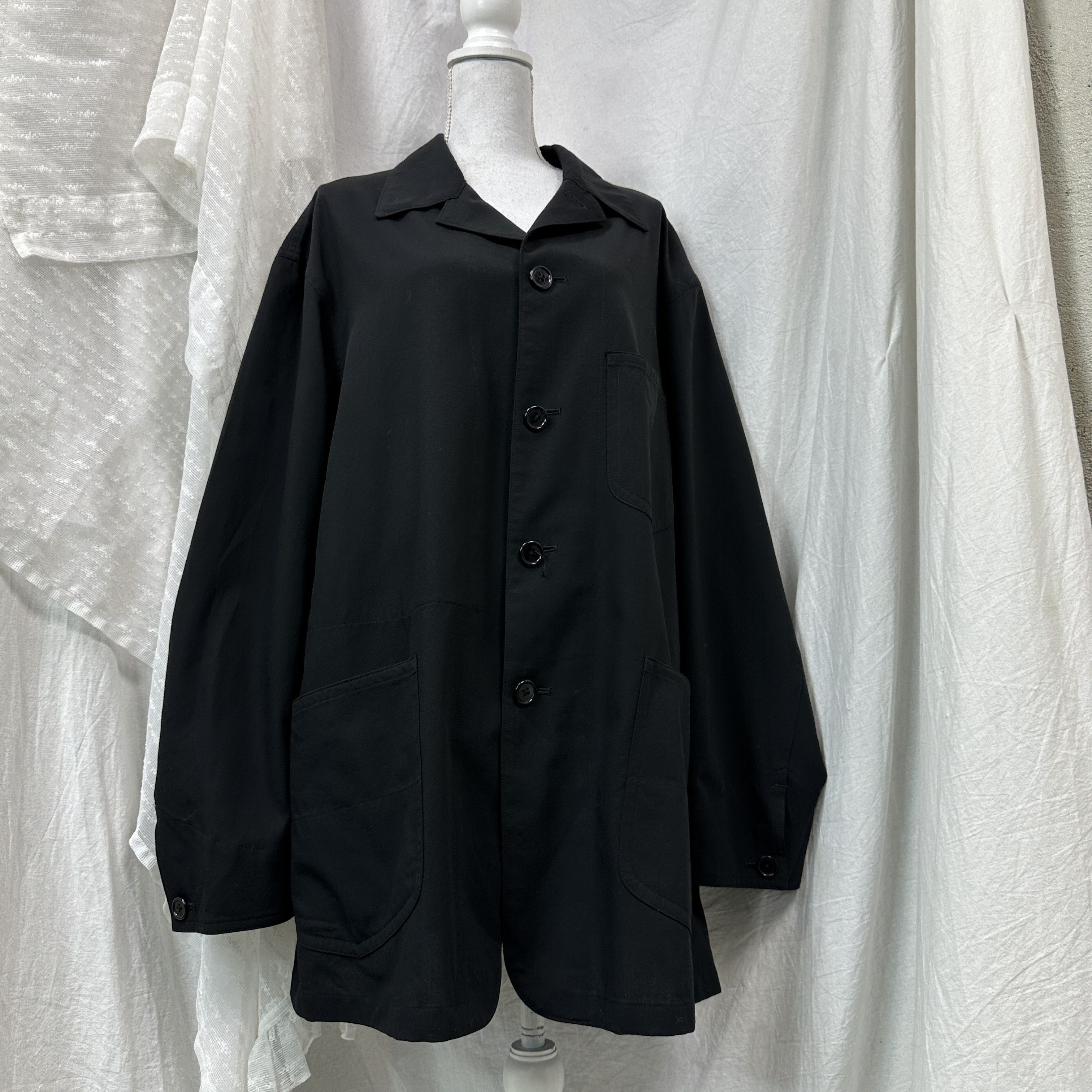 Yohji Yamamoto Vintage Avant-Garde Woolen Y’s Yohji Yamamoto Japanese Coat Size M / US 6-8 / IT 42-44 - 1 Thumbnail