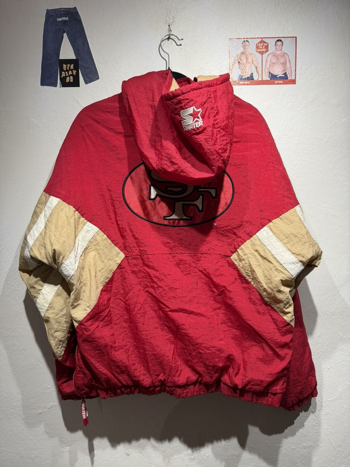 Starter Vintage San Francisco 49ers starter jacket Size US XL / EU 56 / 4 - 2 Thumbnail