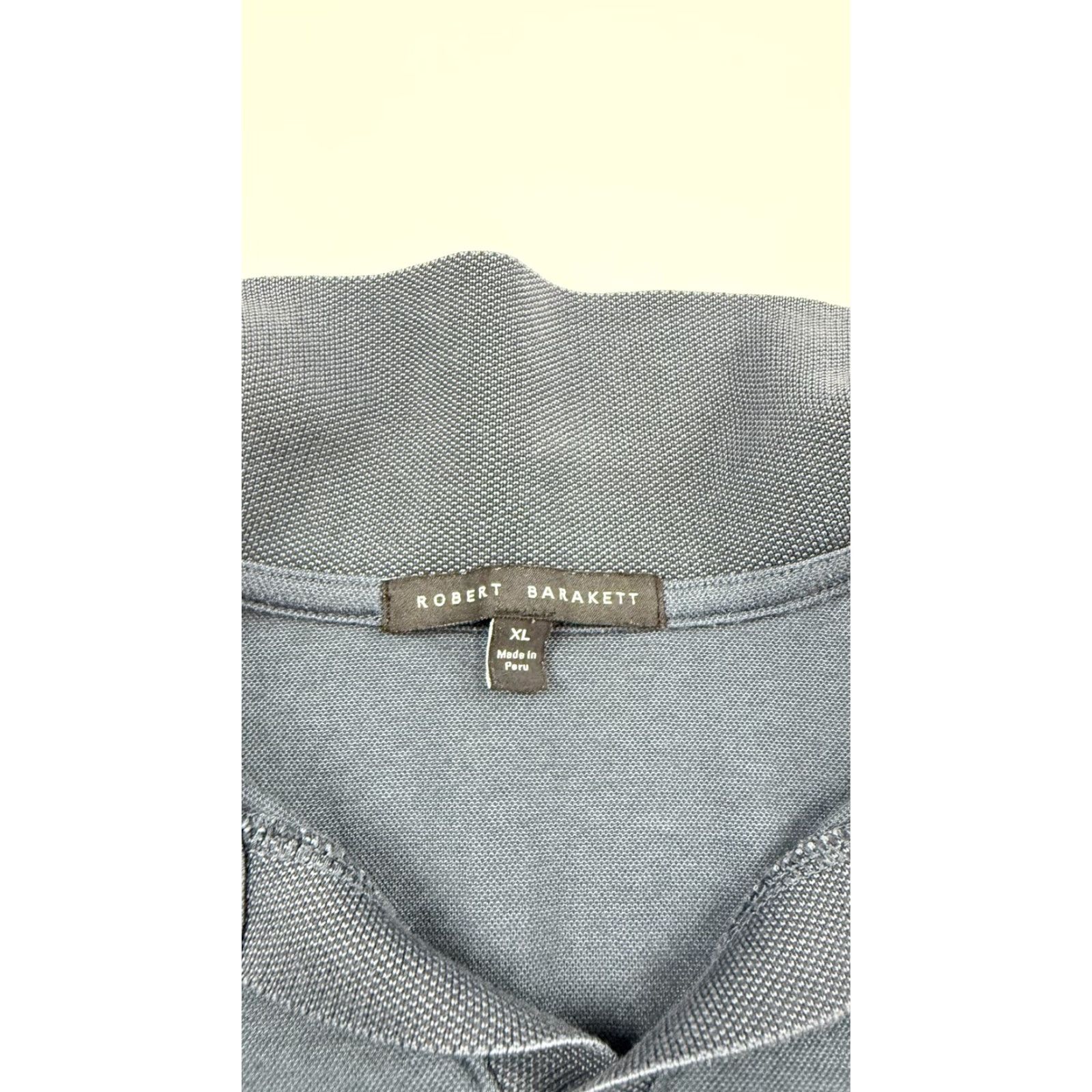 Vintage Robert Barakett Polo Shirt Mens XL Blue Long Sleeve Polo Casual Size US XL / EU 56 / 4 - 2 Thumbnail