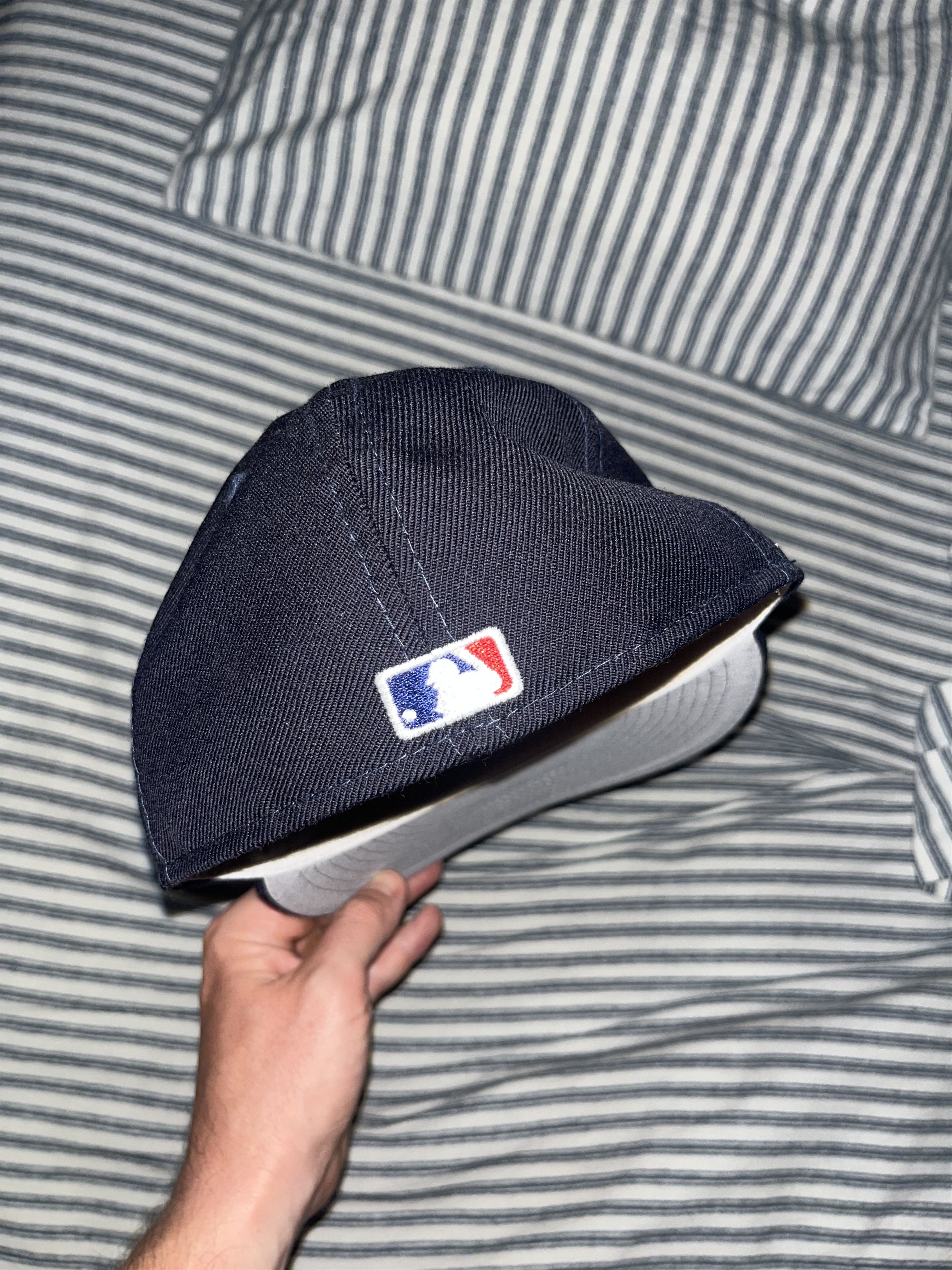 Aime Leon Dore × New Era Size 7 Aimé Leon Dore New York Yankees Navy Fitted Hat Size ONE SIZE - 4 Thumbnail