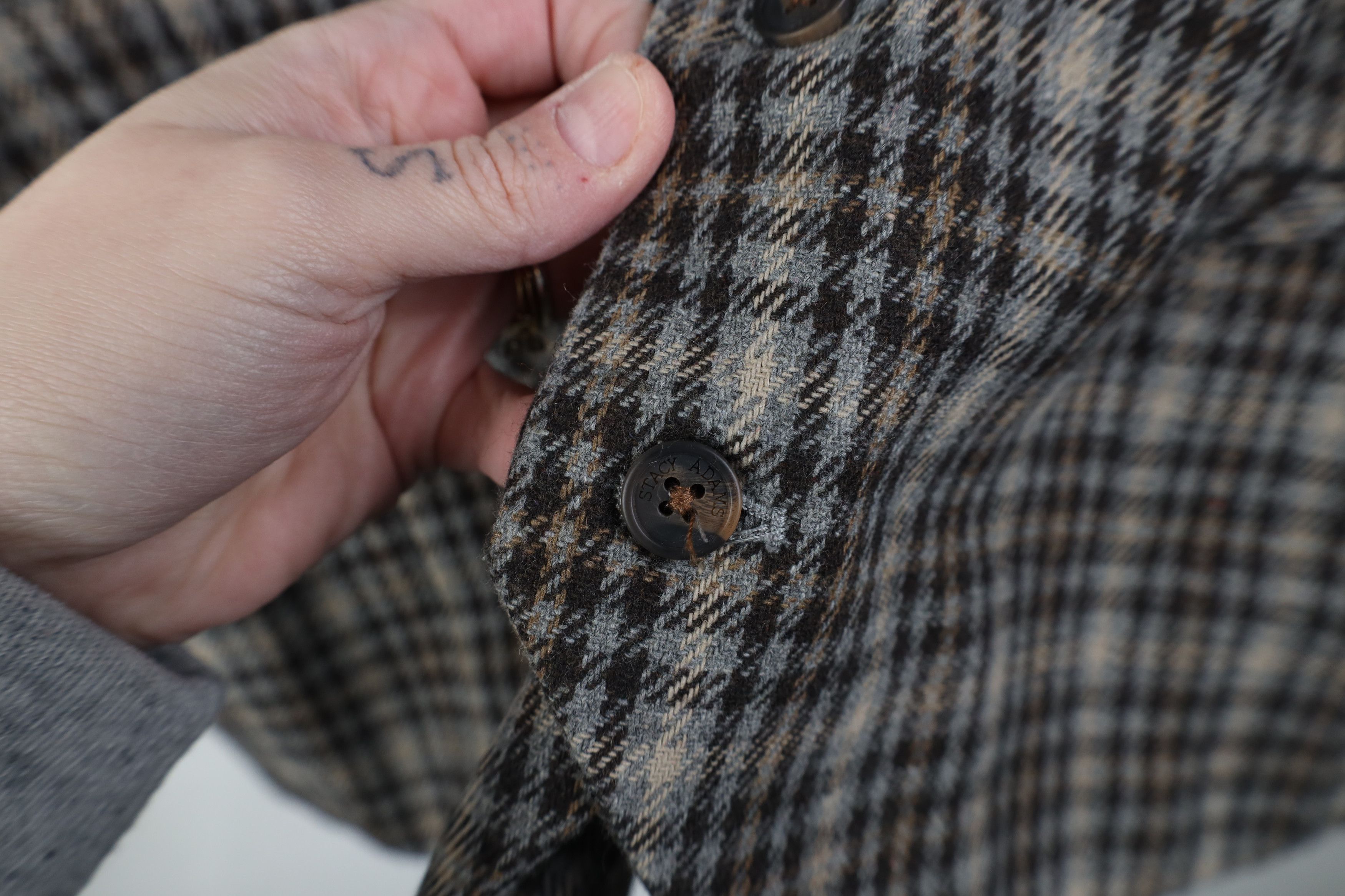 Vintage Deadstock Vintage Y2K Streetwear Back Suit Vest Jacket Size US XXL / EU 58 / 5 - 6 Thumbnail