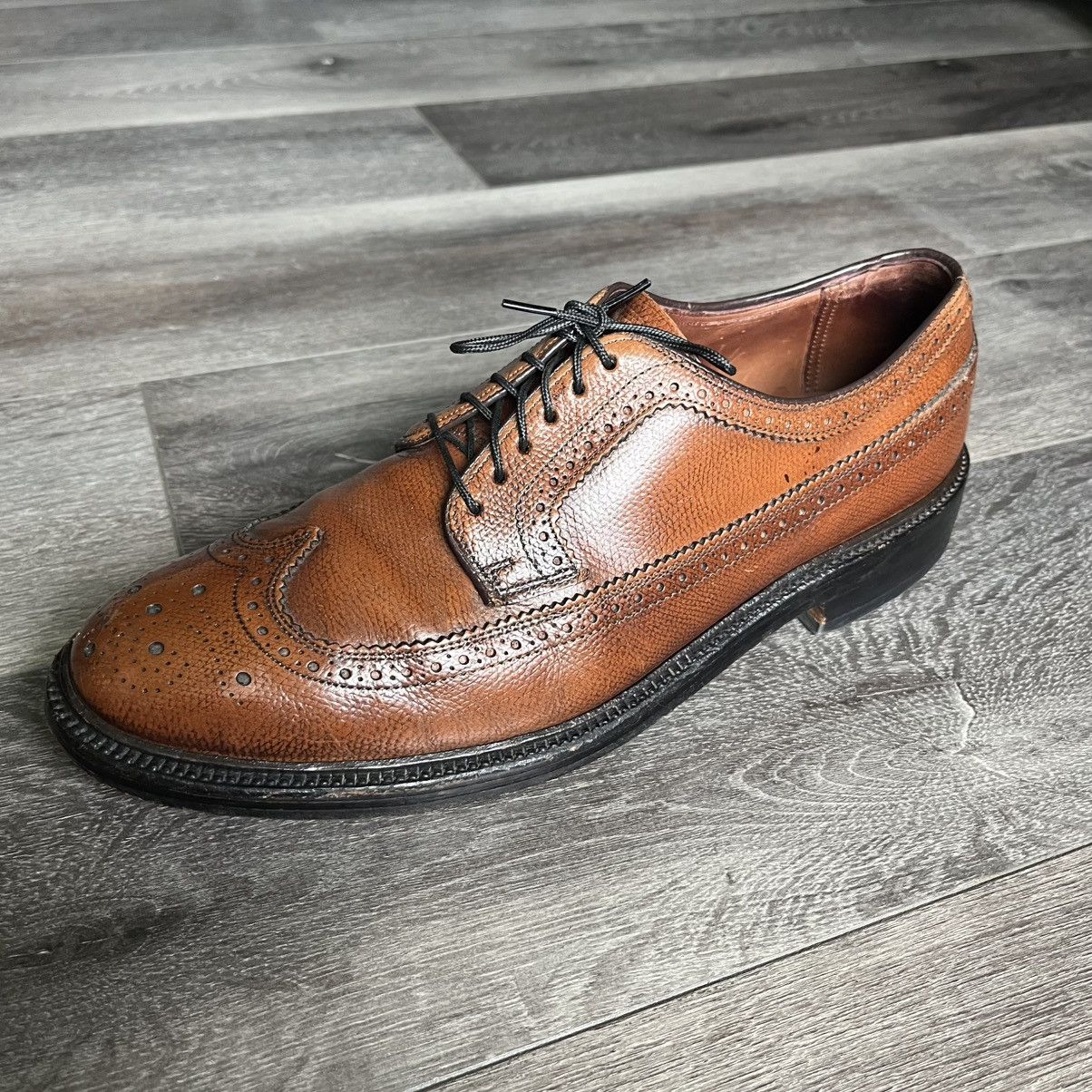 Bostonian Vintage 1980s Bostonian Longwing Wingtip Leather Loafers USA Size US 9.5 / EU 42-43 - 10 Thumbnail