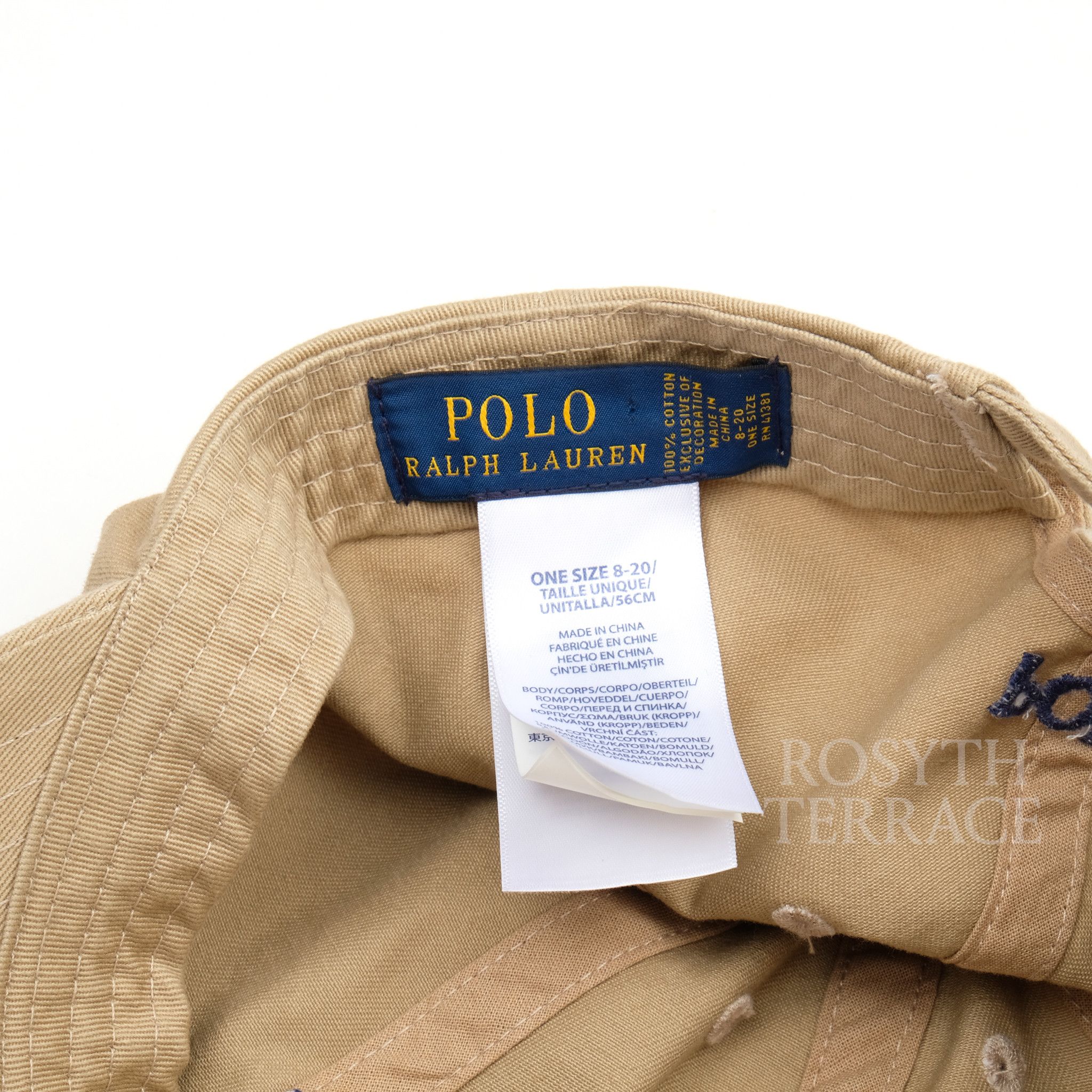 Polo Ralph Lauren 【POLO by Ralph Lauren / COTTON CAP (KHAKI) / OS】 Size ONE SIZE - 3 Thumbnail