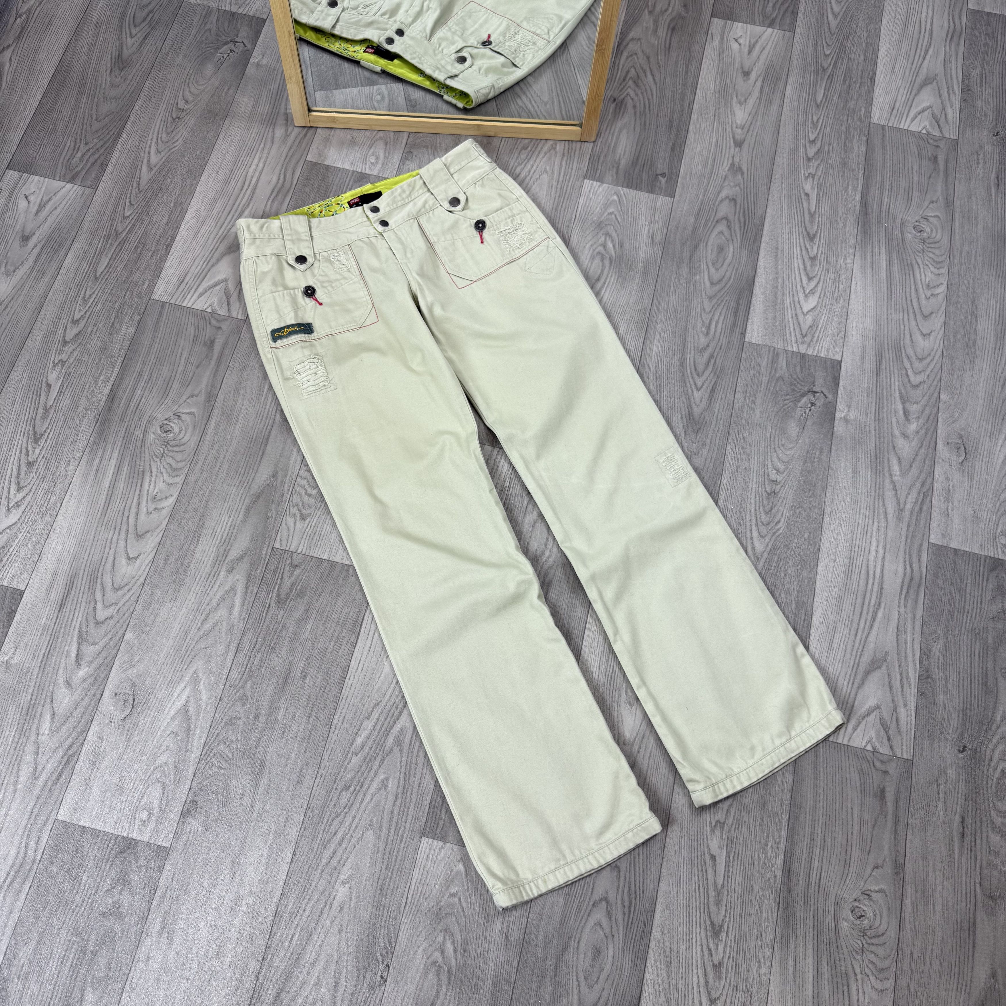 Diesel Vintage Diesel Y2K Pants Size 30" / US 8 / IT 44 - 3 Thumbnail