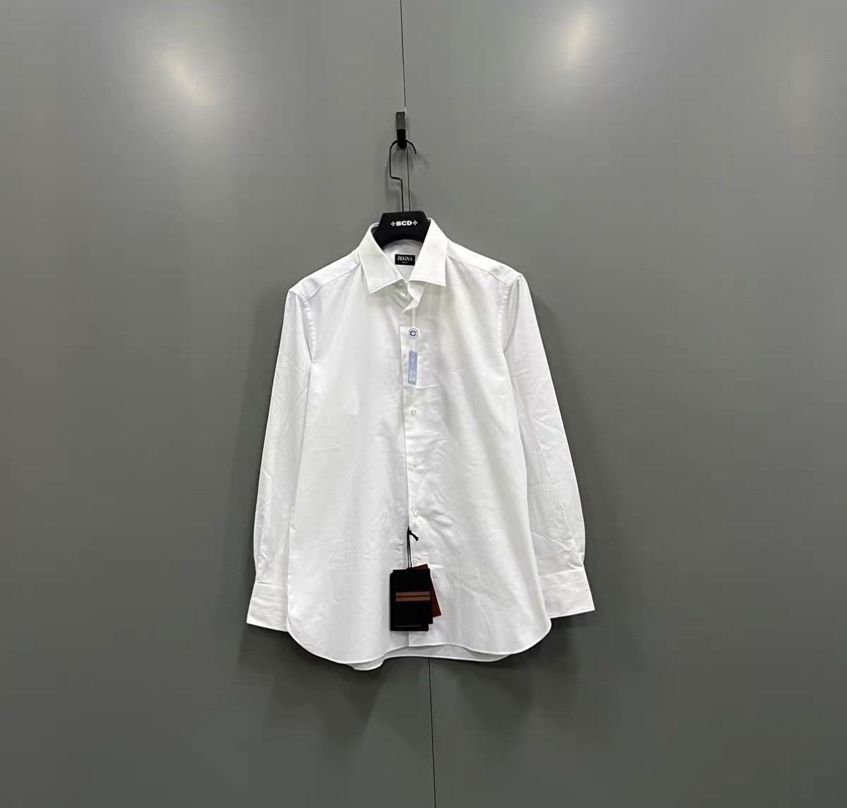 Ermenegildo Zegna Zegna White Shirt J41 Size US L / EU 52-54 / 3 - 1 Thumbnail