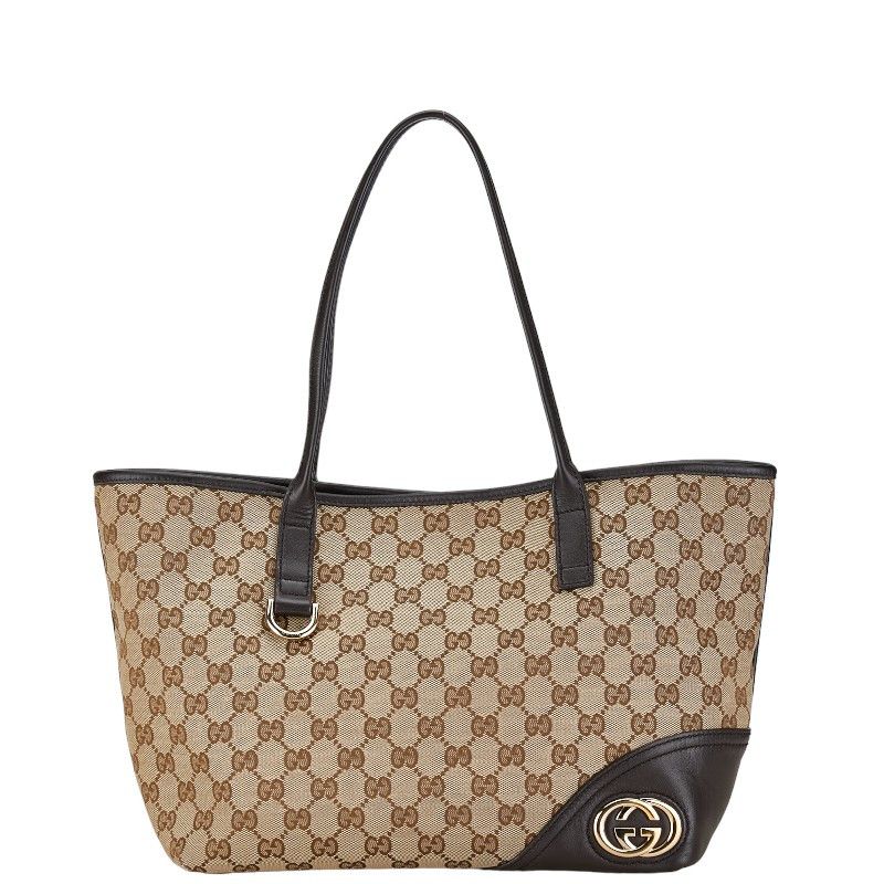 Gucci Gucci Gucci GG Canvas New Britt Tote Bag 169946 Canvas Tote Bag 169946 in Very Good Condition Size ONE SIZE - 1 Thumbnail