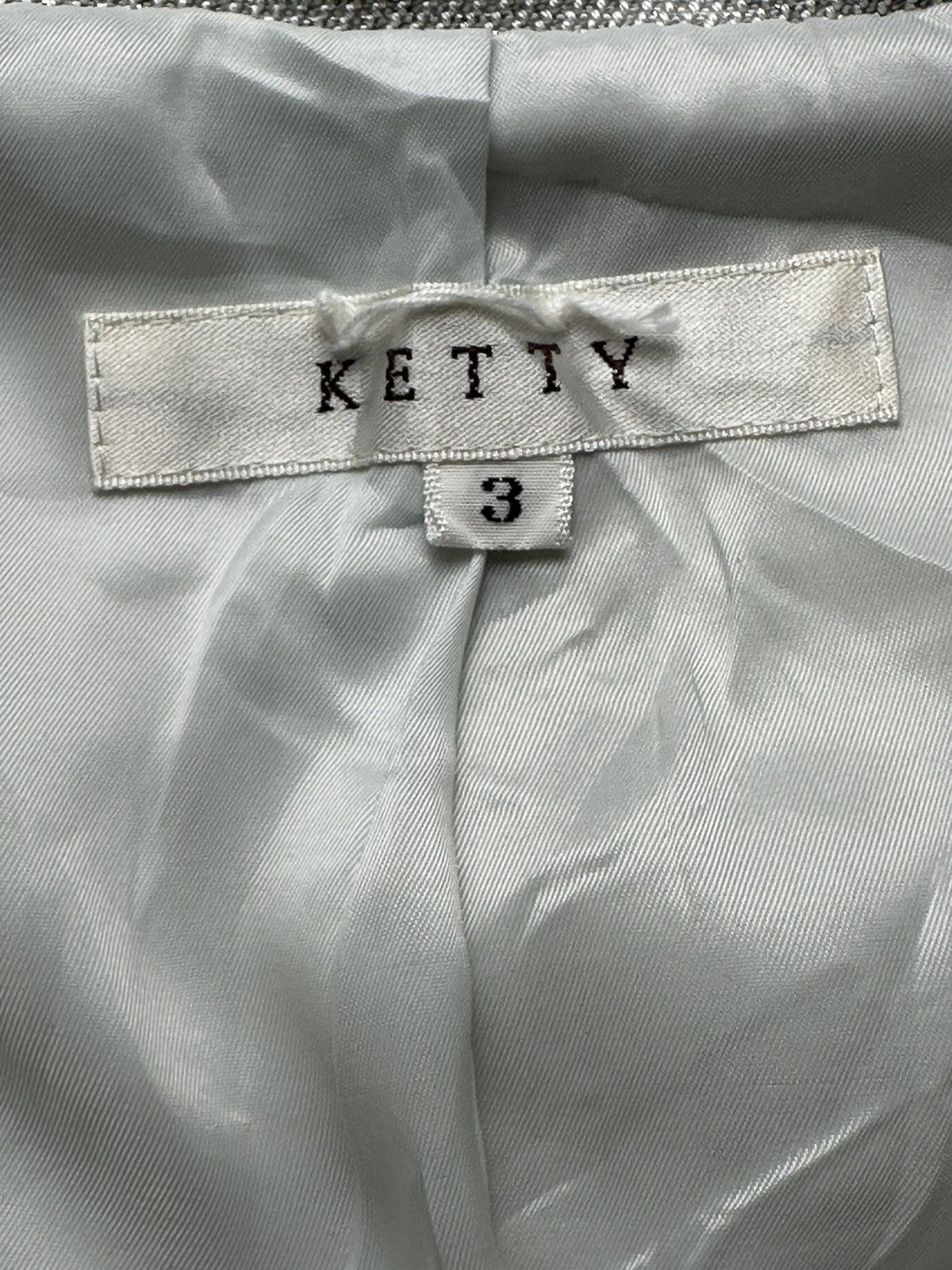 Other Ketty Cropped Blazer – Silver Shimmer ✨ Size S / US 4 / IT 40 - 7 Thumbnail