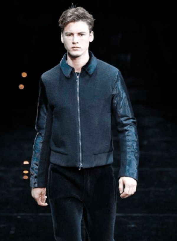 Emporio Armani FW2014 Emporio Armani Grey Wool & Black Pony Hair Jacket Size US L / EU 52-54 / 3 - 2 Thumbnail