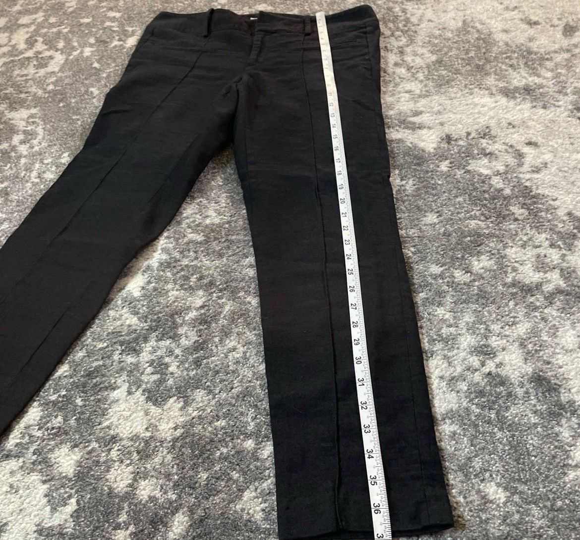 Helmut Lang Helmut Lang Womens Size 8 Black Straight front pants Size 30" / US 8 / IT 44 - 7 Thumbnail