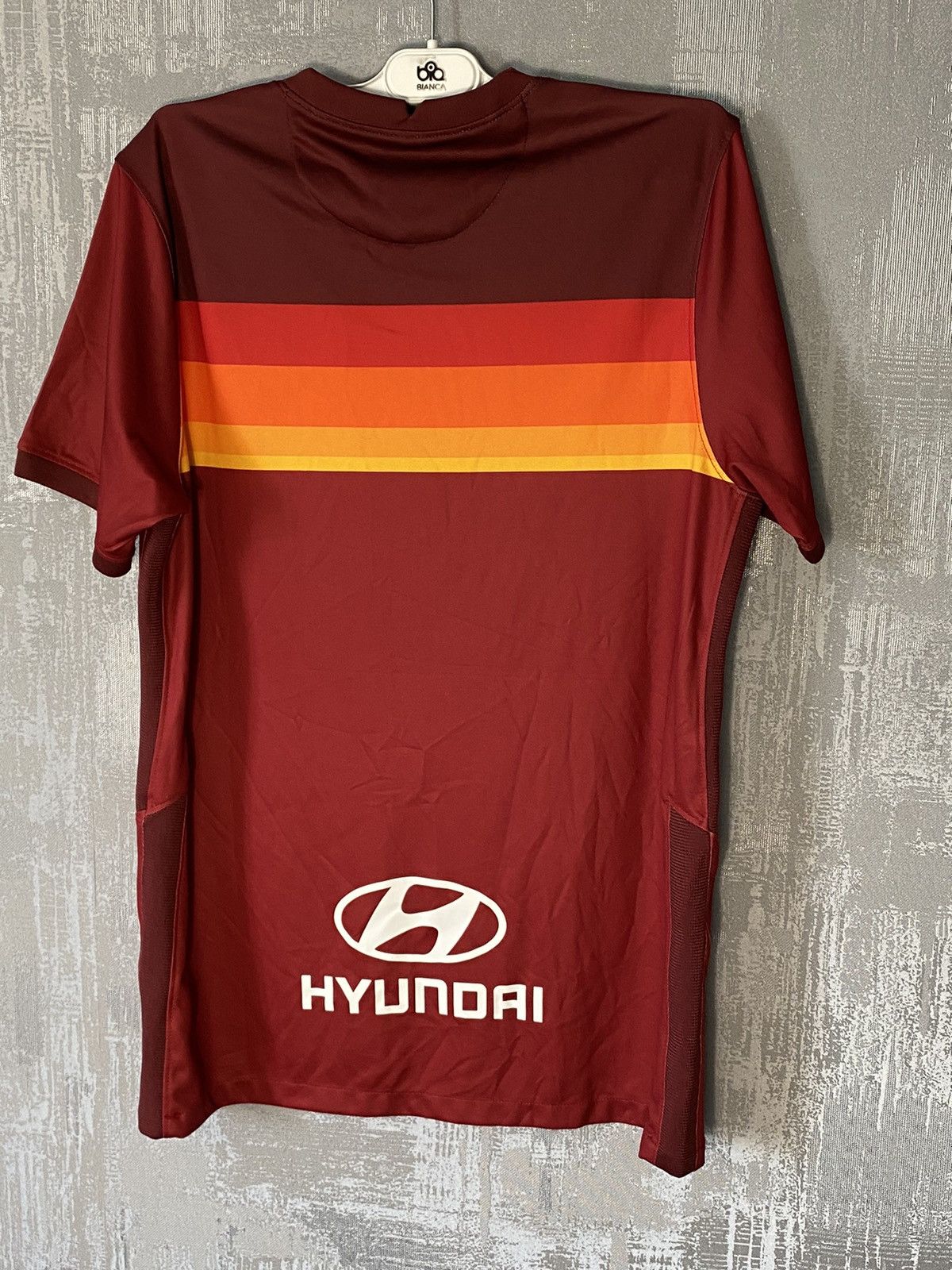 Nike 2020 Nike Roma Home Soccer Jersey Qatar Airways Size US M / EU 48-50 / 2 - 2 Thumbnail