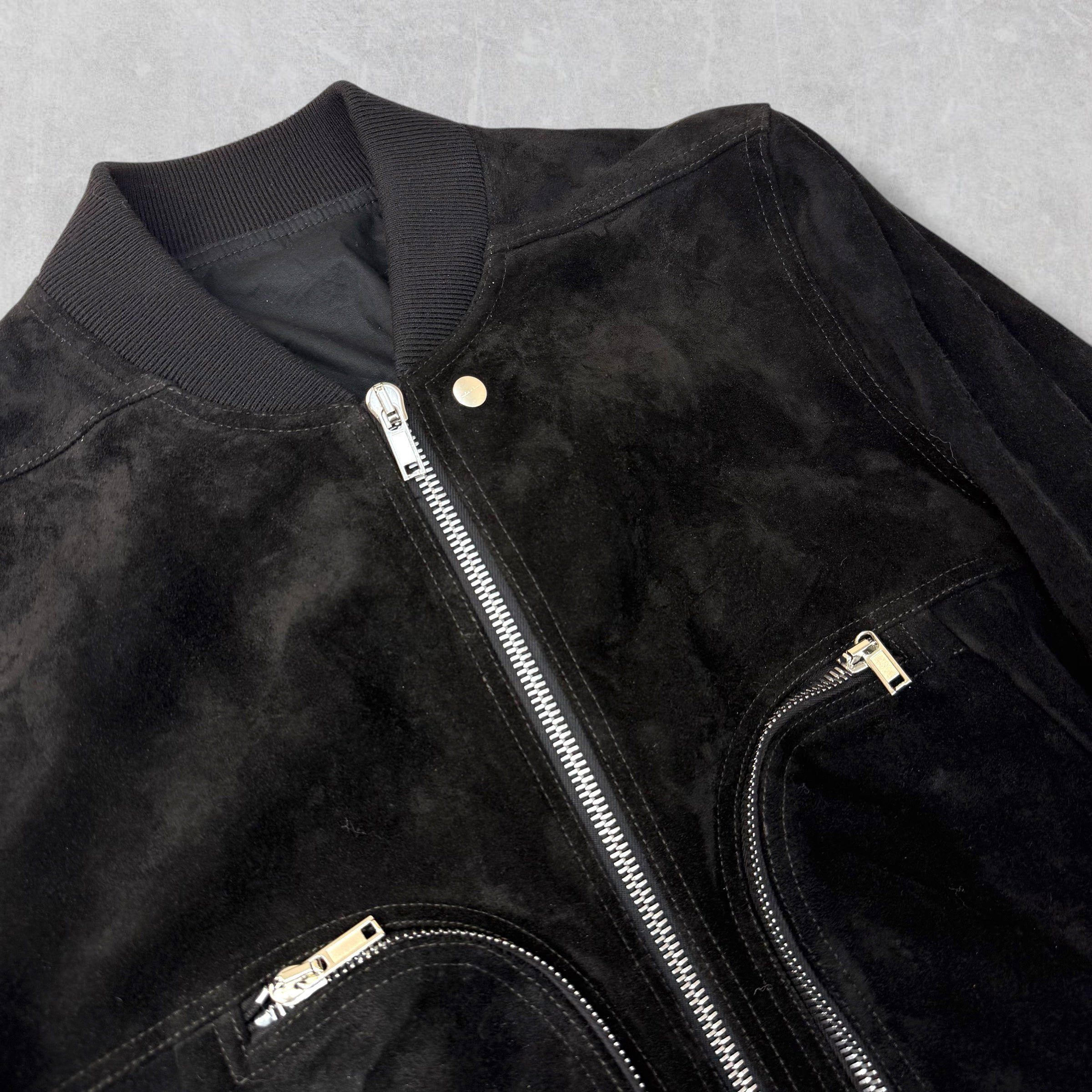 Rick Owens Rick Owens Concordians Bauhaus Suede Flight Jacket 38 (S) Size US S / EU 44-46 / 1 - 5 Thumbnail