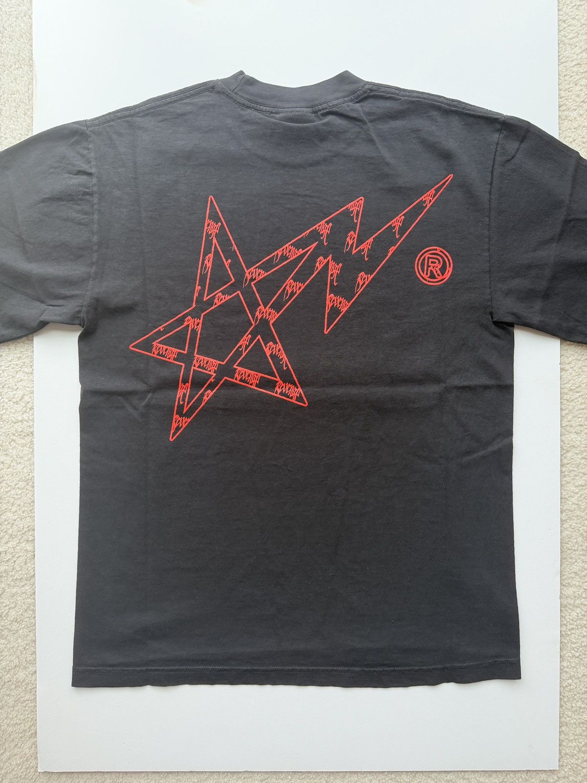 Revenge Revenge x Bapesta Black/Red T Shirt Size Small Size US S / EU 44-46 / 1 - 3 Thumbnail