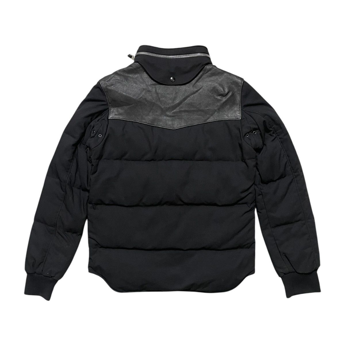 Saint Laurent Paris Saint Laurent Mix Leather Puffer Goose Down Jacket Size US S / EU 44-46 / 1 - 3 Thumbnail
