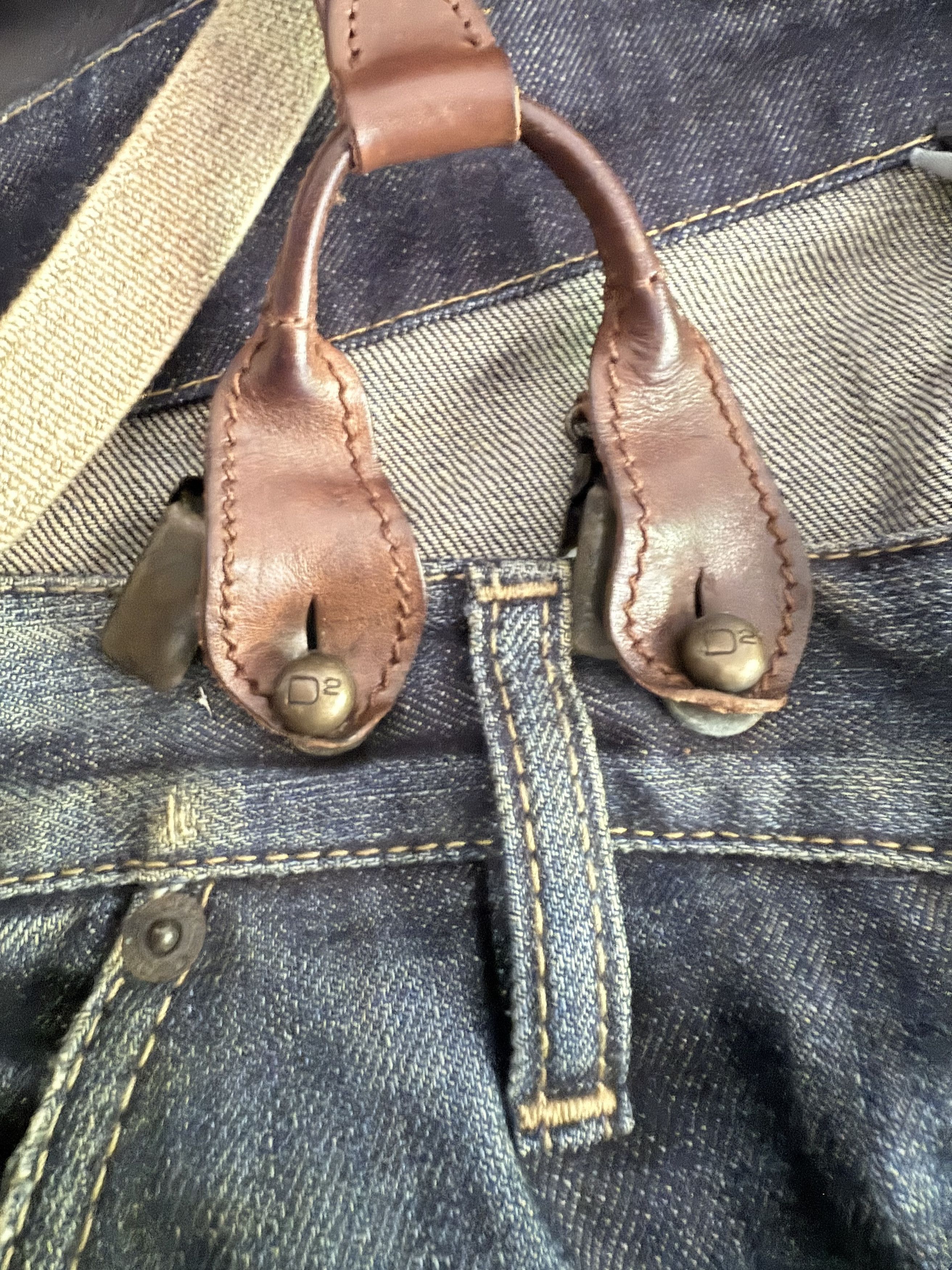 Dsquared2 Distressed Jeans With Suspenders Size US 32 / EU 48 - 17 Thumbnail