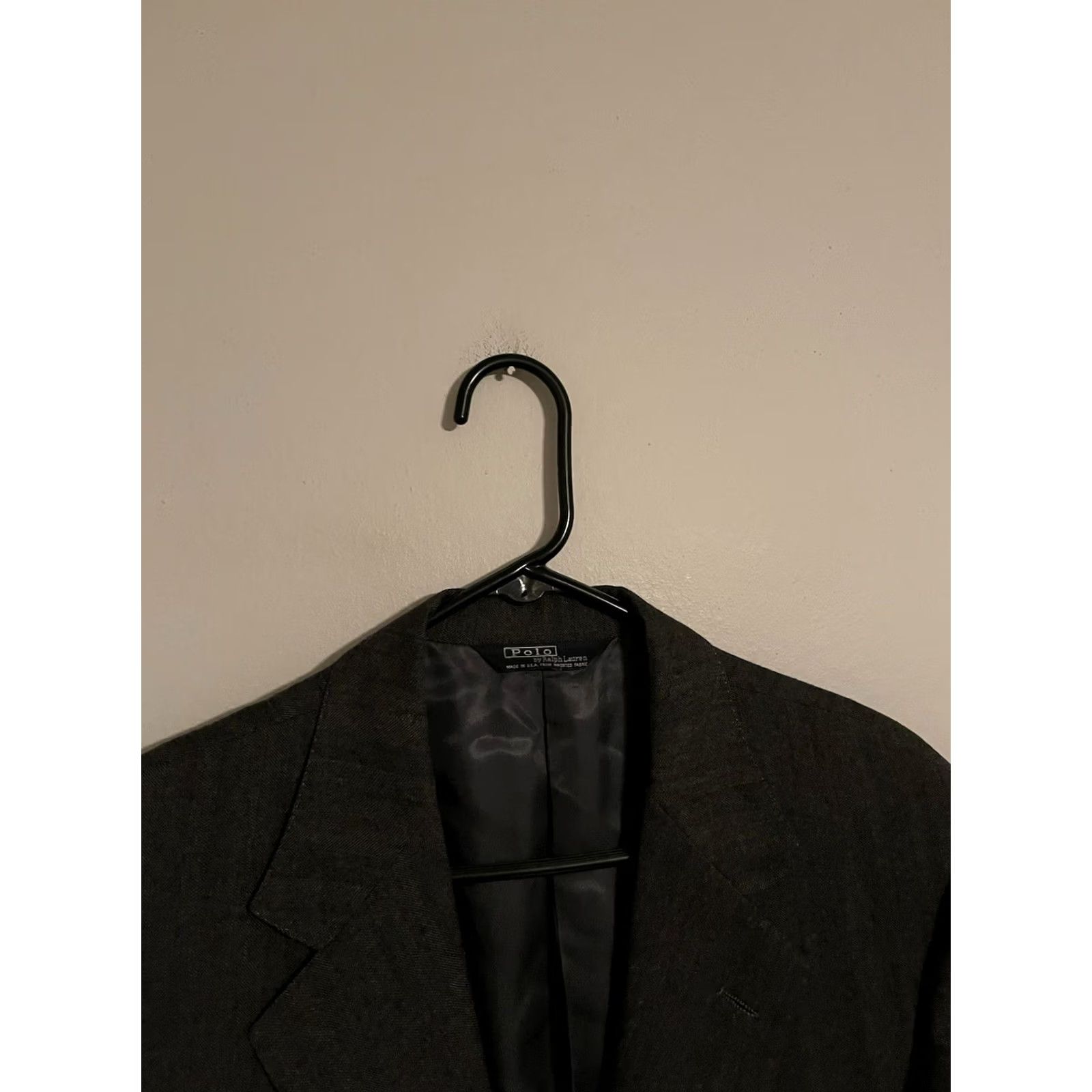 Polo Ralph Lauren VINTAGE Polo Ralph Lauren Blazer Jacket Charcoal Gray 44R Men Size US XXL / EU 58 / 5 - 2 Thumbnail