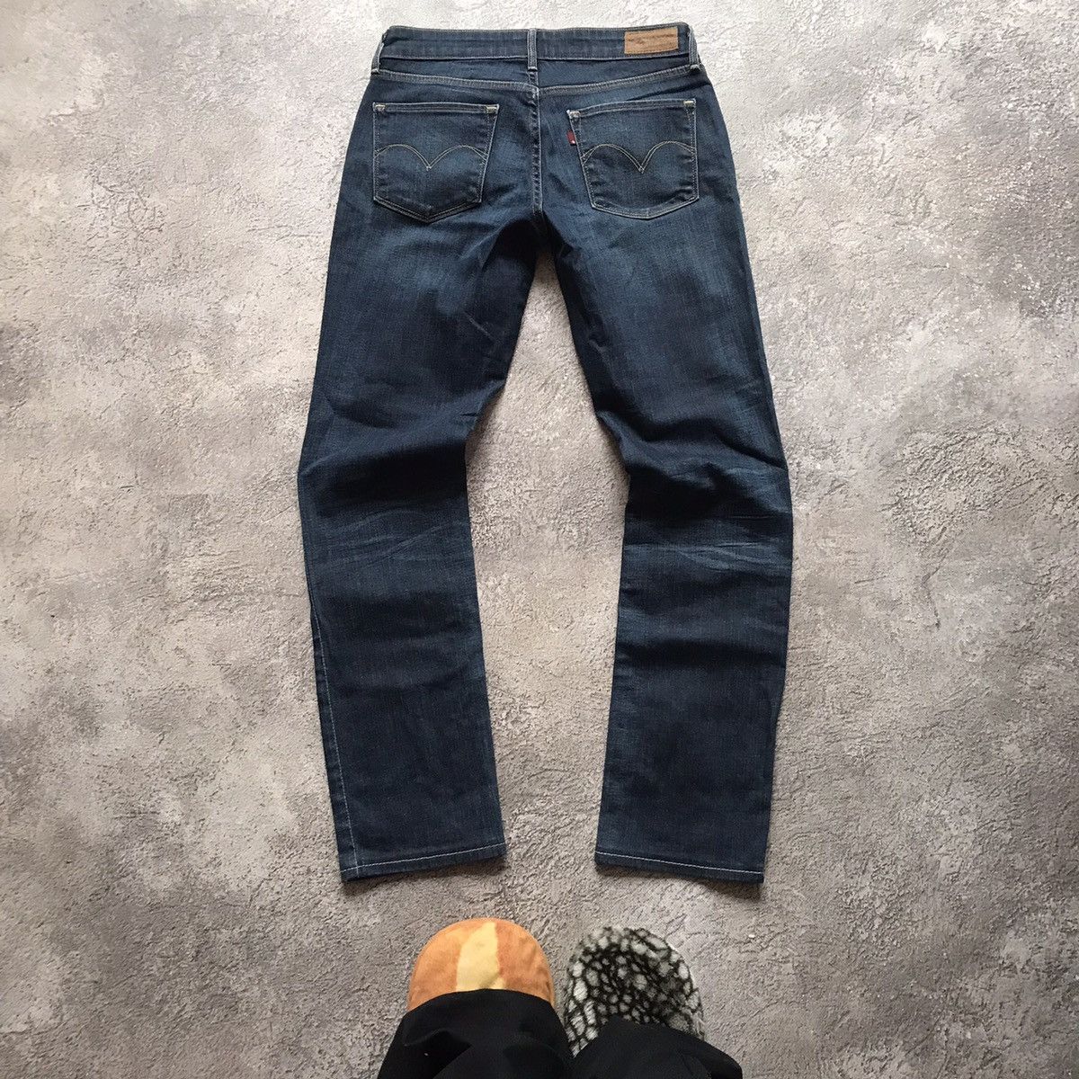 Vintage Vintage 90s Levis Baggy Faded Black Jeans Grunge Skate 27 Size 27" / US 4 / IT 40 - 2 Thumbnail