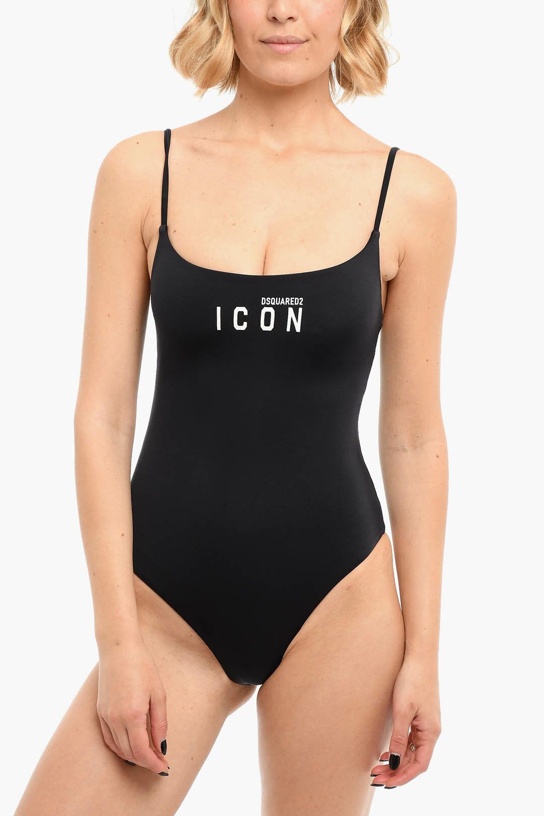 image of Dsquared2 Og1Mm0124 Swimsuit In Black, Women's (Size 26)