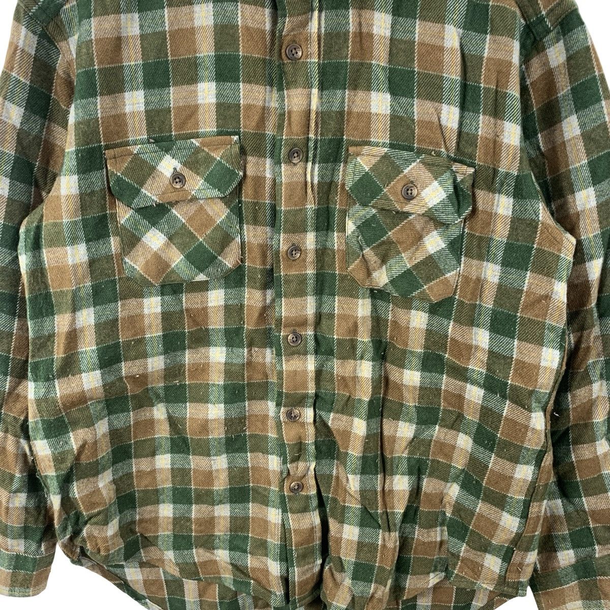 Uniqlo Uniqlo Plaid Flannel Shirt Check Button-Up Long Sleeve Size US M / EU 48-50 / 2 - 6 Thumbnail
