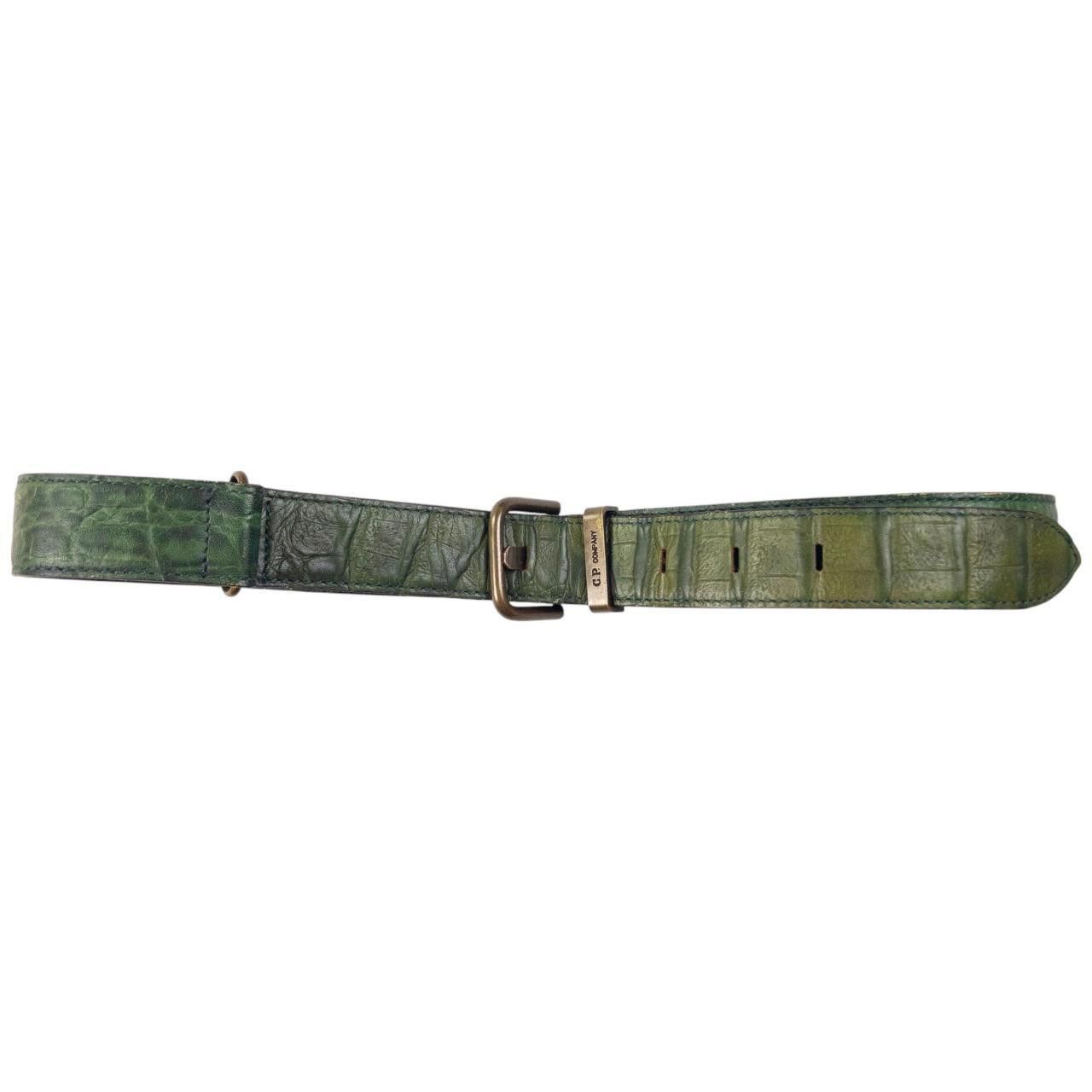 Designer Vintage CP Company Crocodile Belt Size W30 Size ONE SIZE - 2 Thumbnail