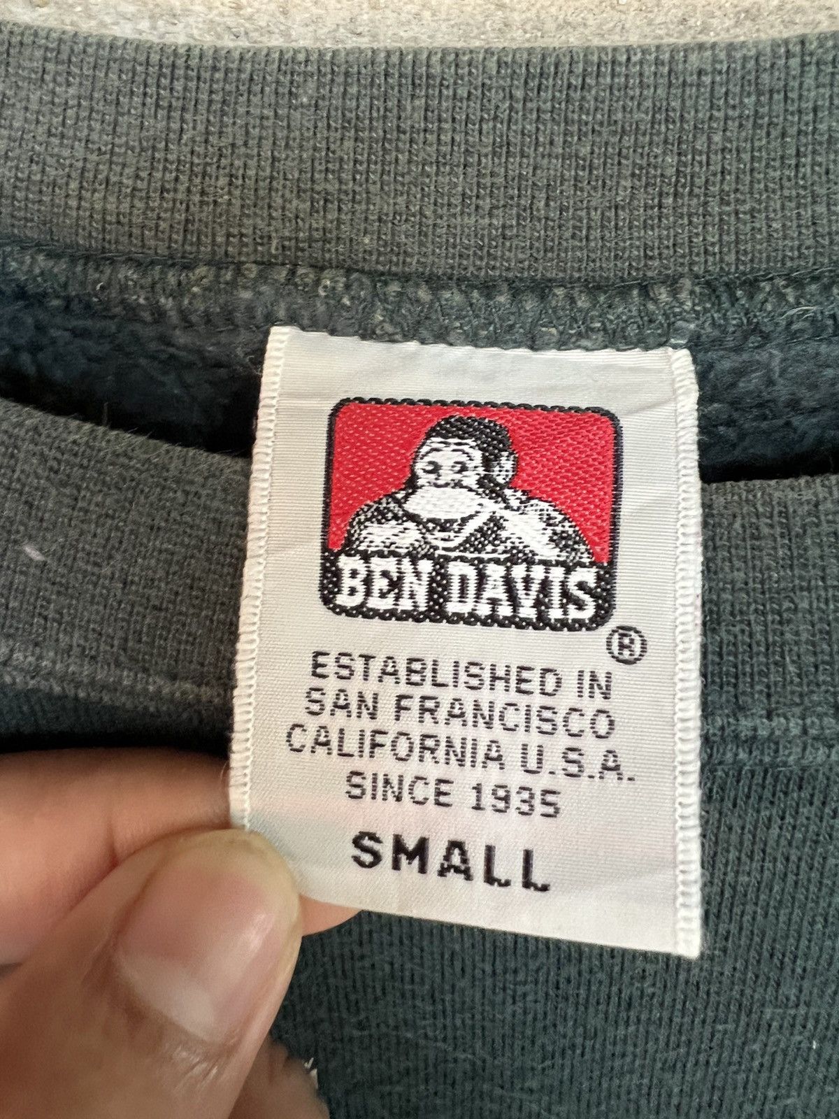 Ben Davis Vintage Ben Davis Spell Out Sweatshirt Size US S / EU 44-46 / 1 - 4 Thumbnail
