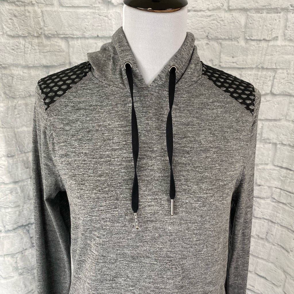 Layer 8 Layer 8 women M pullover Longsleeve hoodie w/mesh accent cuf Size M / US 6-8 / IT 42-44 - 2 Thumbnail