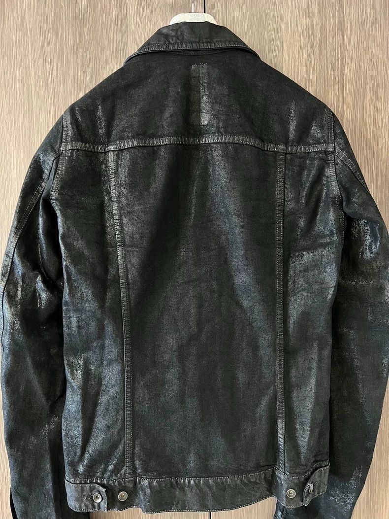 Rick Owens Rick Owens Exploded wax coated lapel denim jacket-2505 Size US S / EU 44-46 / 1 - 4 Thumbnail