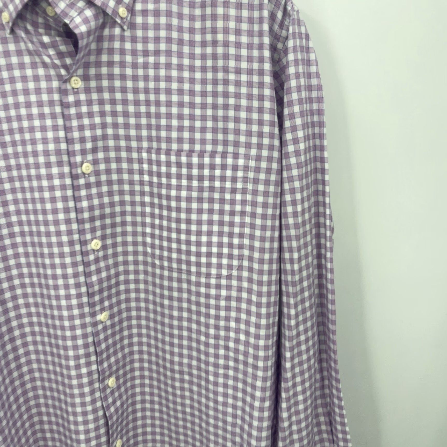 Peter Millar Peter Millar Shirt Men Large Windowpane Plaid Button Front Dad Quiet Lux Preppy Size US L / EU 52-54 / 3 - 3 Thumbnail