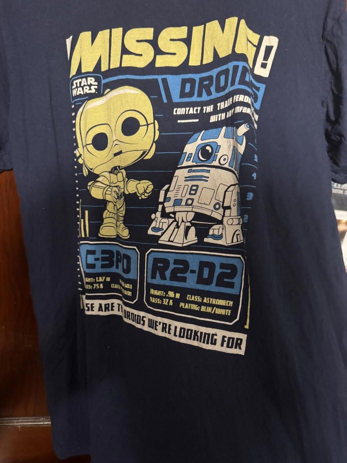 Other Star Wars Funko Pop C3PO R2D2 T Shirt Men's Size L Blue Size US L / EU 52-54 / 3 - 4 Thumbnail