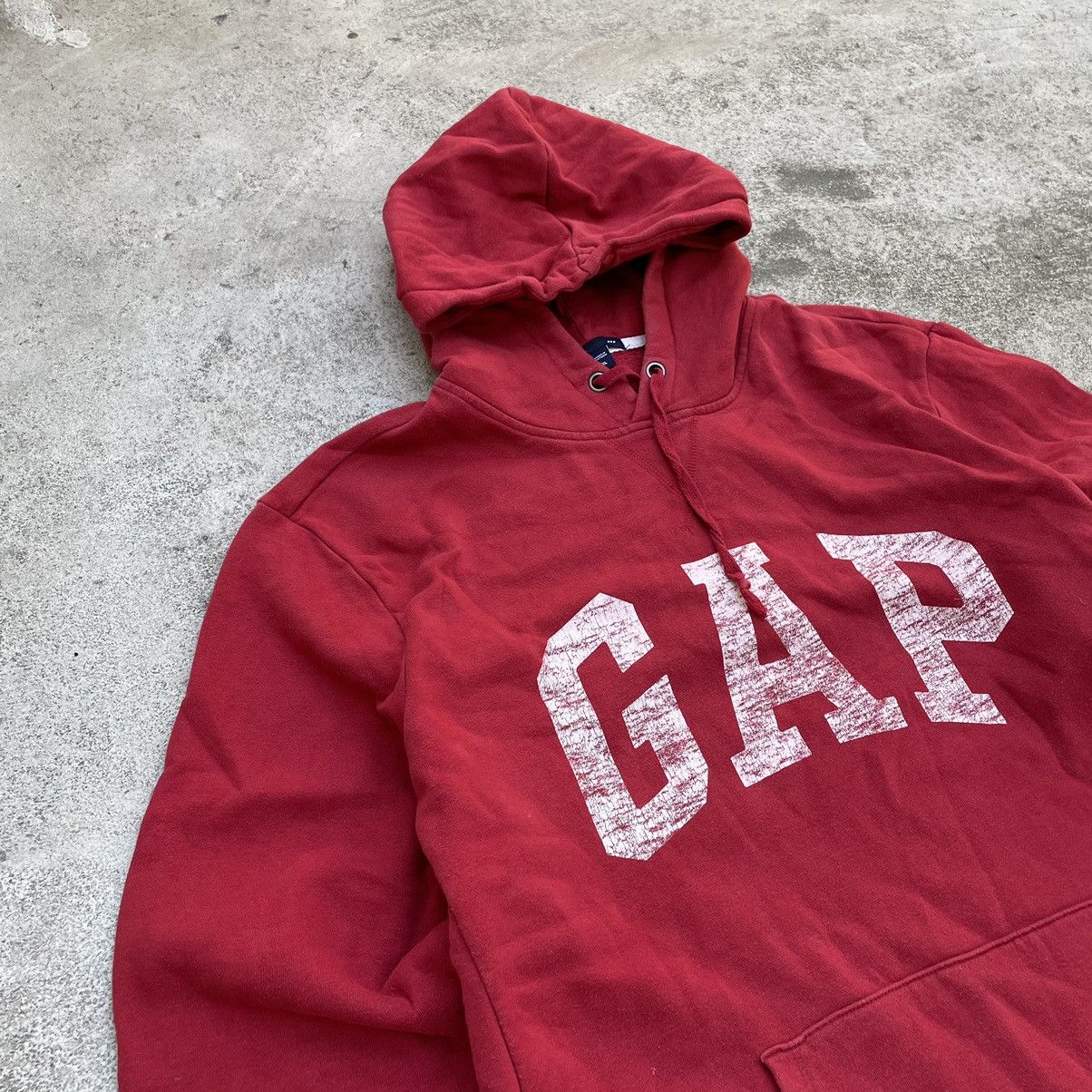Gap Vintage Y2K GAP HOODED BIG LOGO AUTUMN CASUAL HYPE 90S Size US XL / EU 56 / 4 - 3 Thumbnail