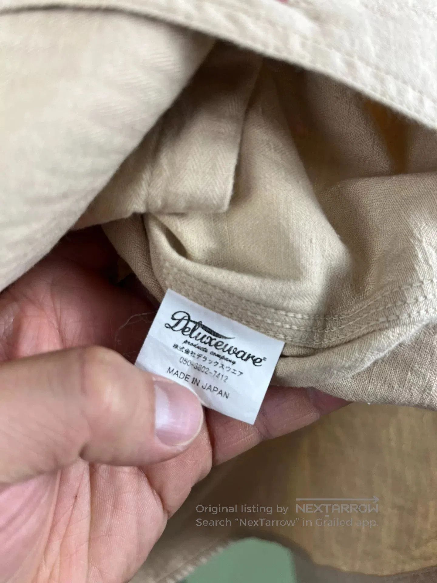 Deluxeware Deluxeware Beige Work Shirt with Embroidery. Size US M / EU 48-50 / 2 - 7 Thumbnail