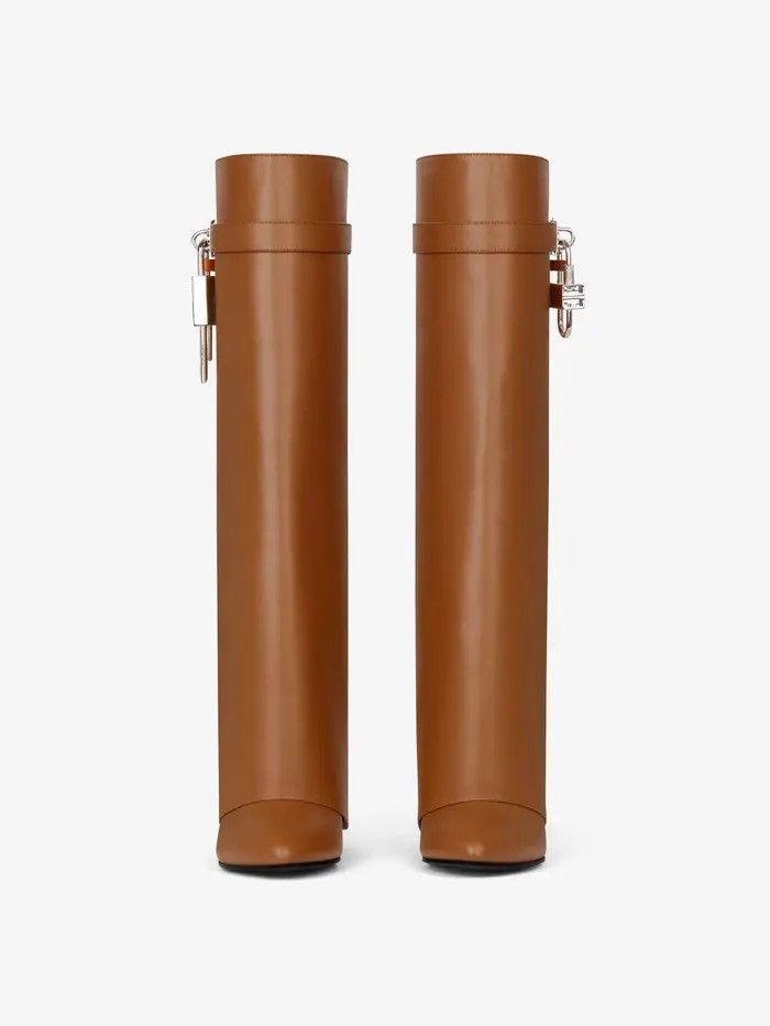 Givenchy o1lv12m0526 Shark Locks Boots in Brown Size US 12 / IT 42 - 6 Thumbnail